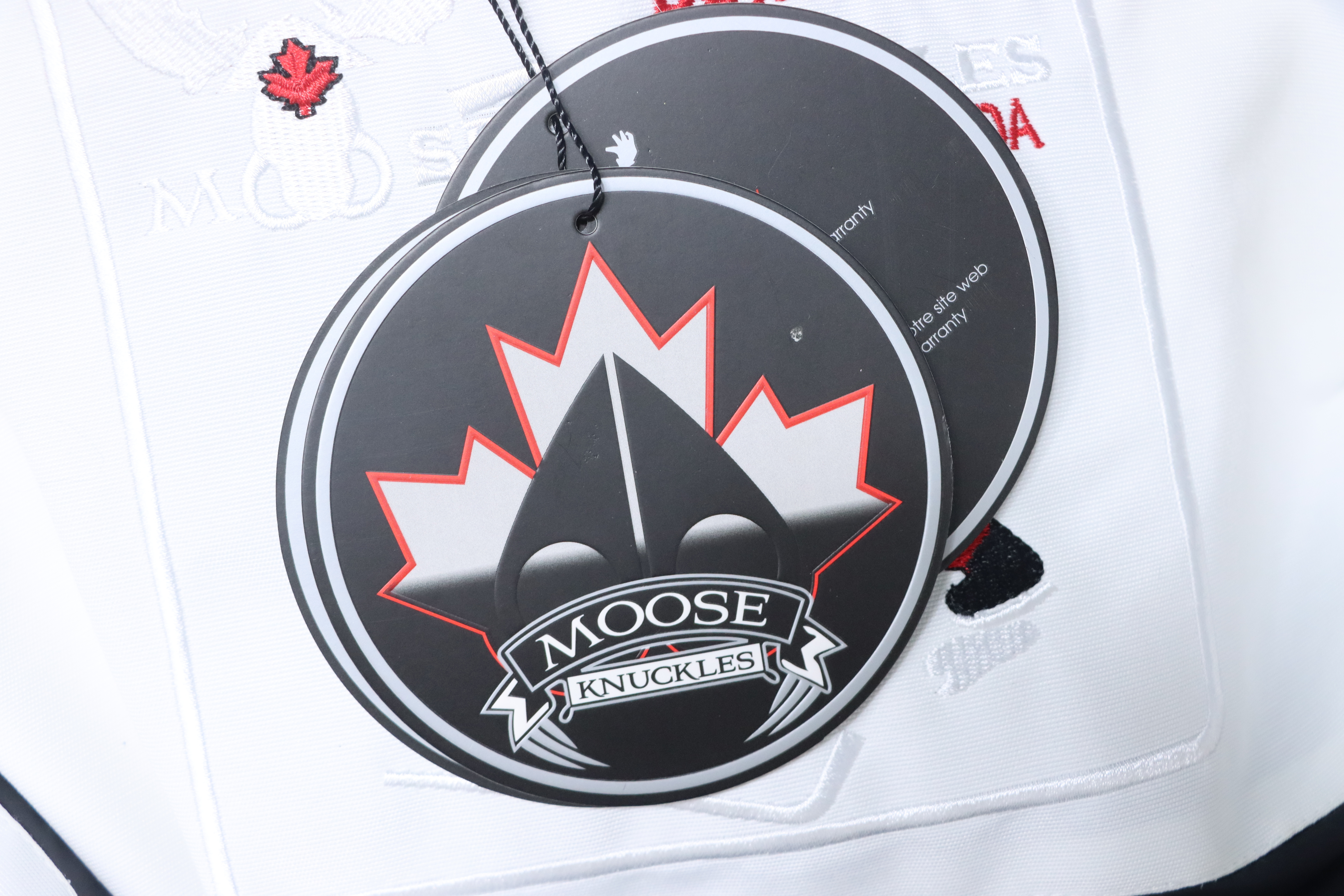Moose Knuckles 06 White Classic Men's Down Jacket