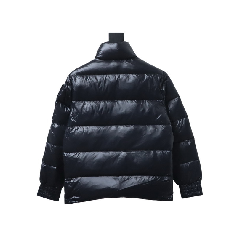 Moose Knuckles 09 Gold Scissors Black Big Check Down Jacket