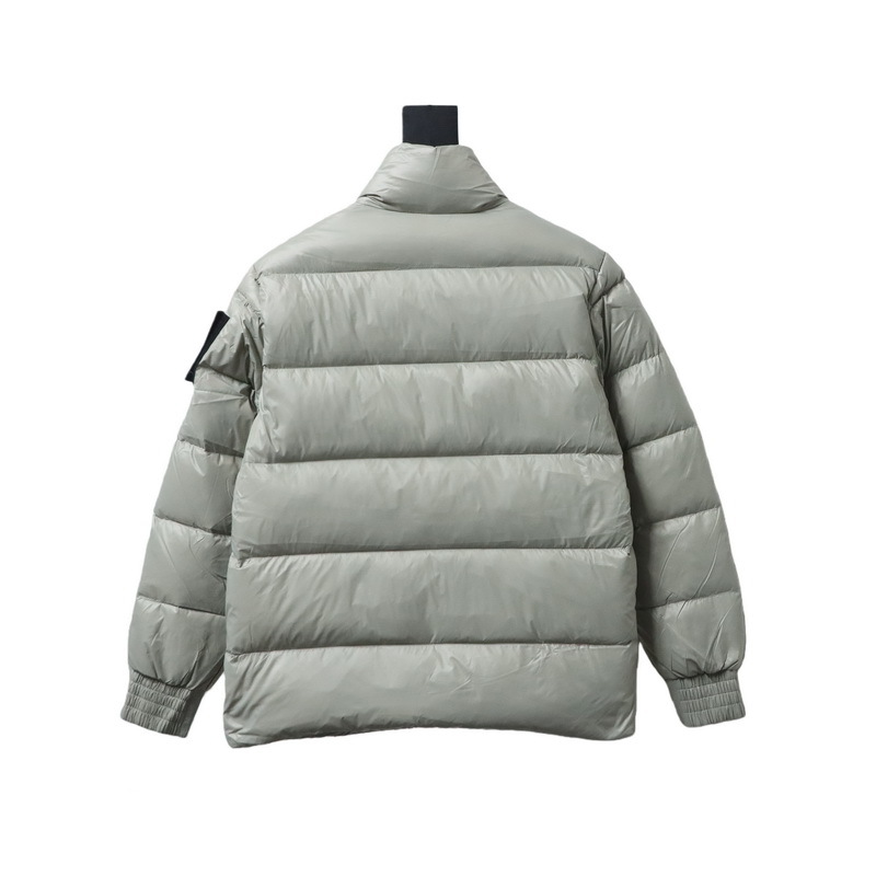 Moose Knuckles 09 Gold Scissors Grey Big Check Down Jacket