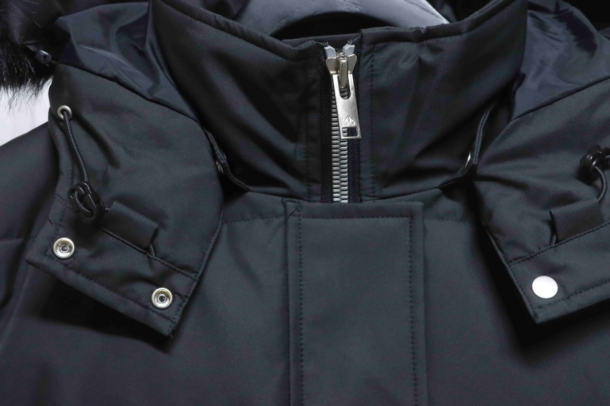 Moose Knuckles 11 Cloud Black Down Jacket