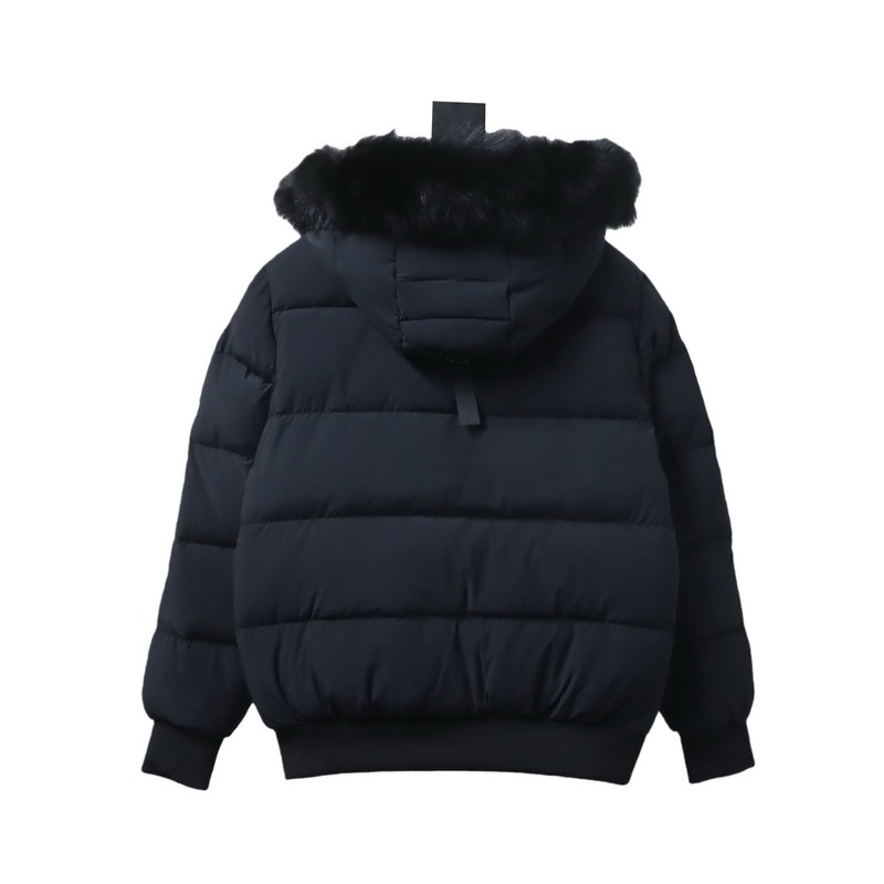 Moose Knuckles 12 Gold Scissors Black Double-Zip Down Jacket