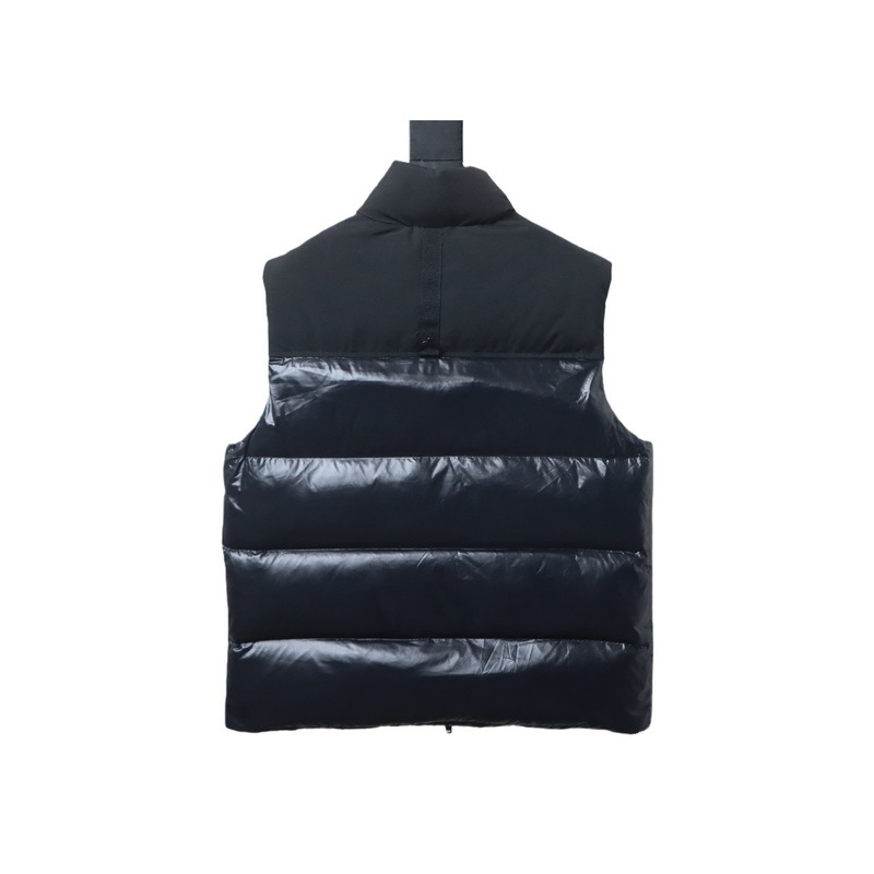 Moose Knuckles Glossy Black Goose Down Vest