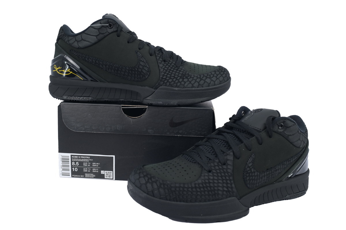 Nike Kobe 4 Protro “Black Mamba” FQ3544-001