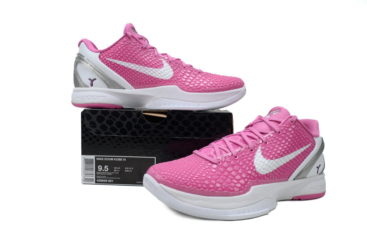 Nike Zoom Kobe 6 Kay Yow Think Pink 429659-601