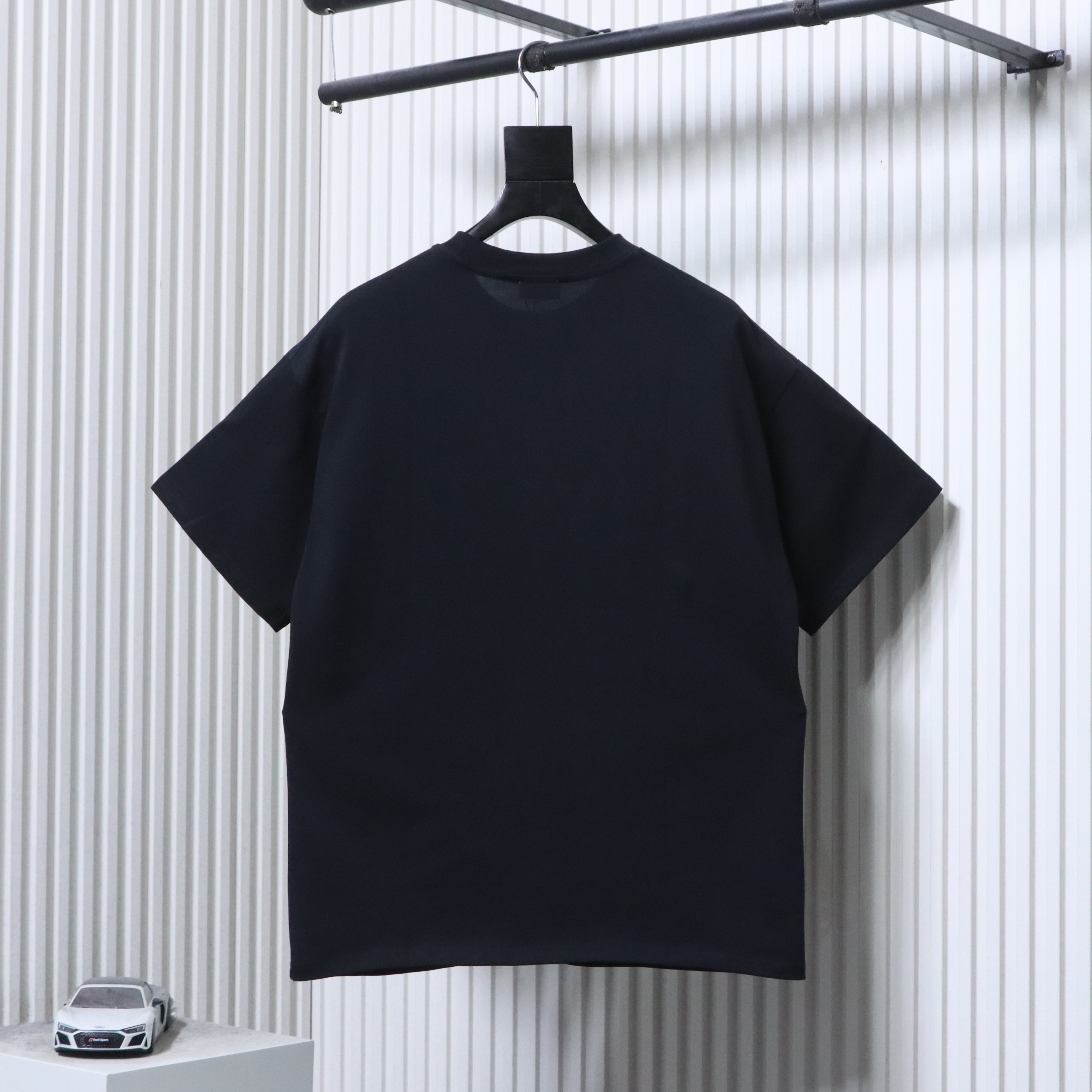 Saint Laurent Foil Letter Logo Print Short Sleeve T-Shirt