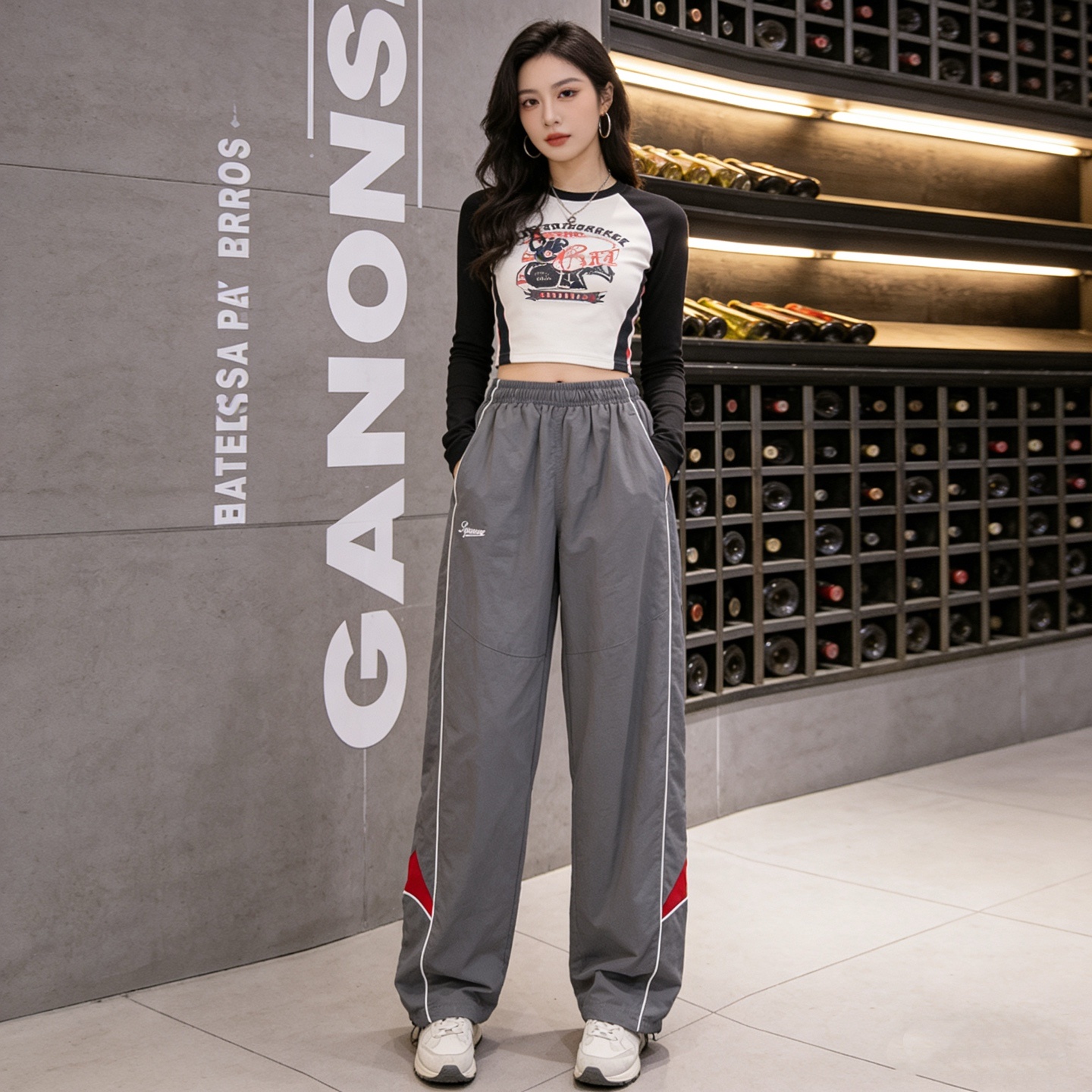 Supreme 25FW Contrast Piping Colorblock Casual Pants