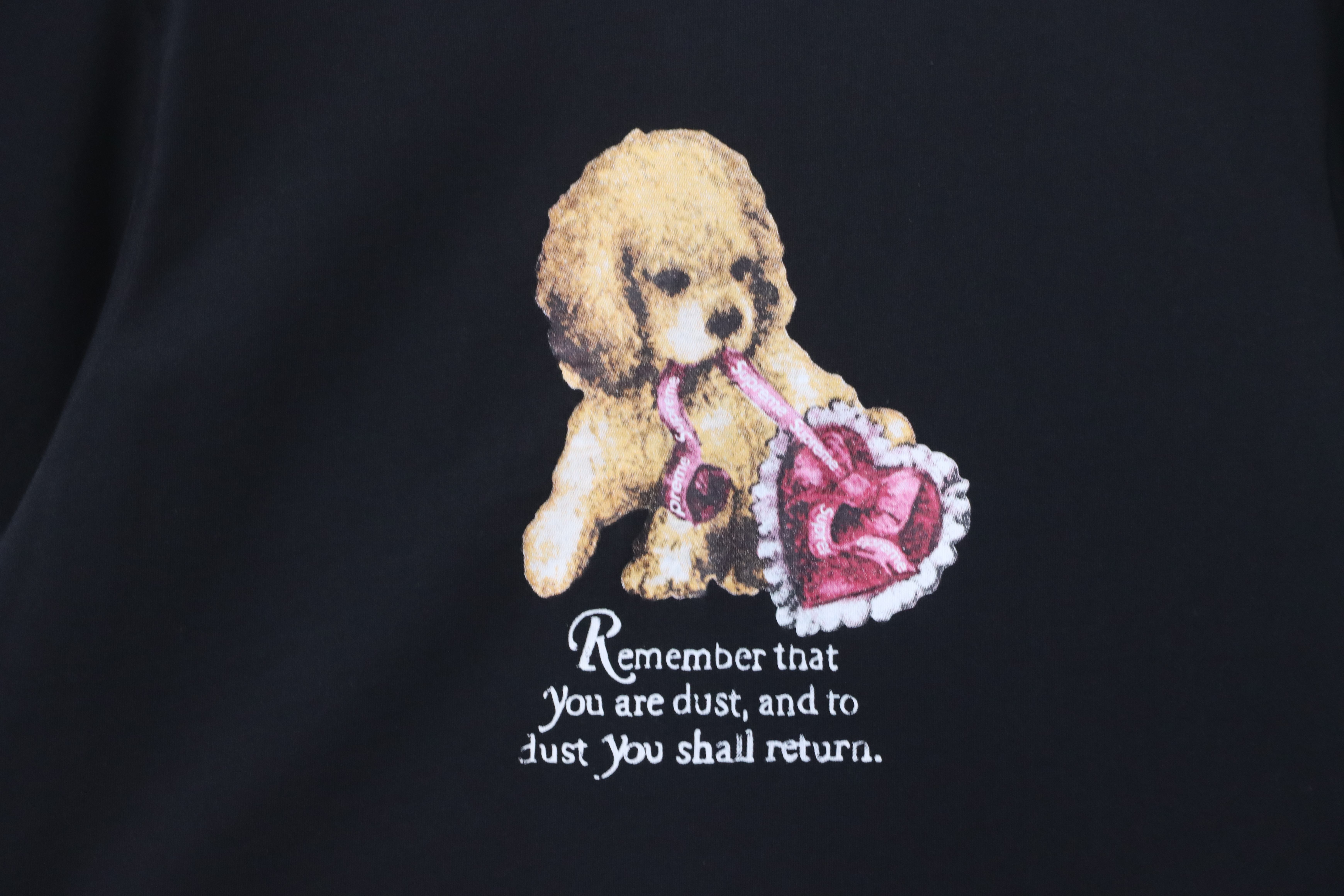 Supreme Heart Puppy Short Sleeve T-Shirt