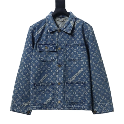 Supreme x Louis Vuitton Long Denim Jacket 02