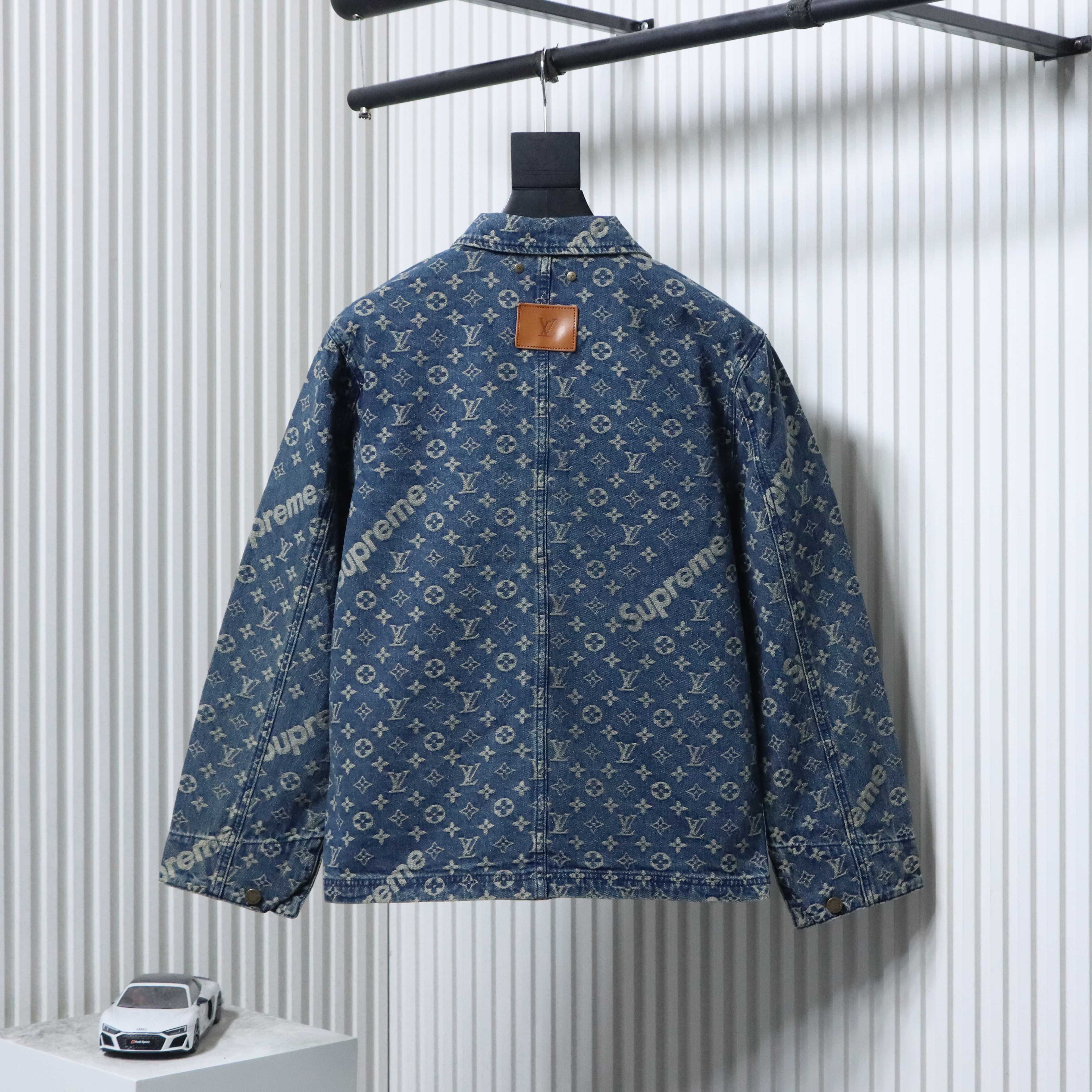 Supreme x Louis Vuitton Long Denim Jacket