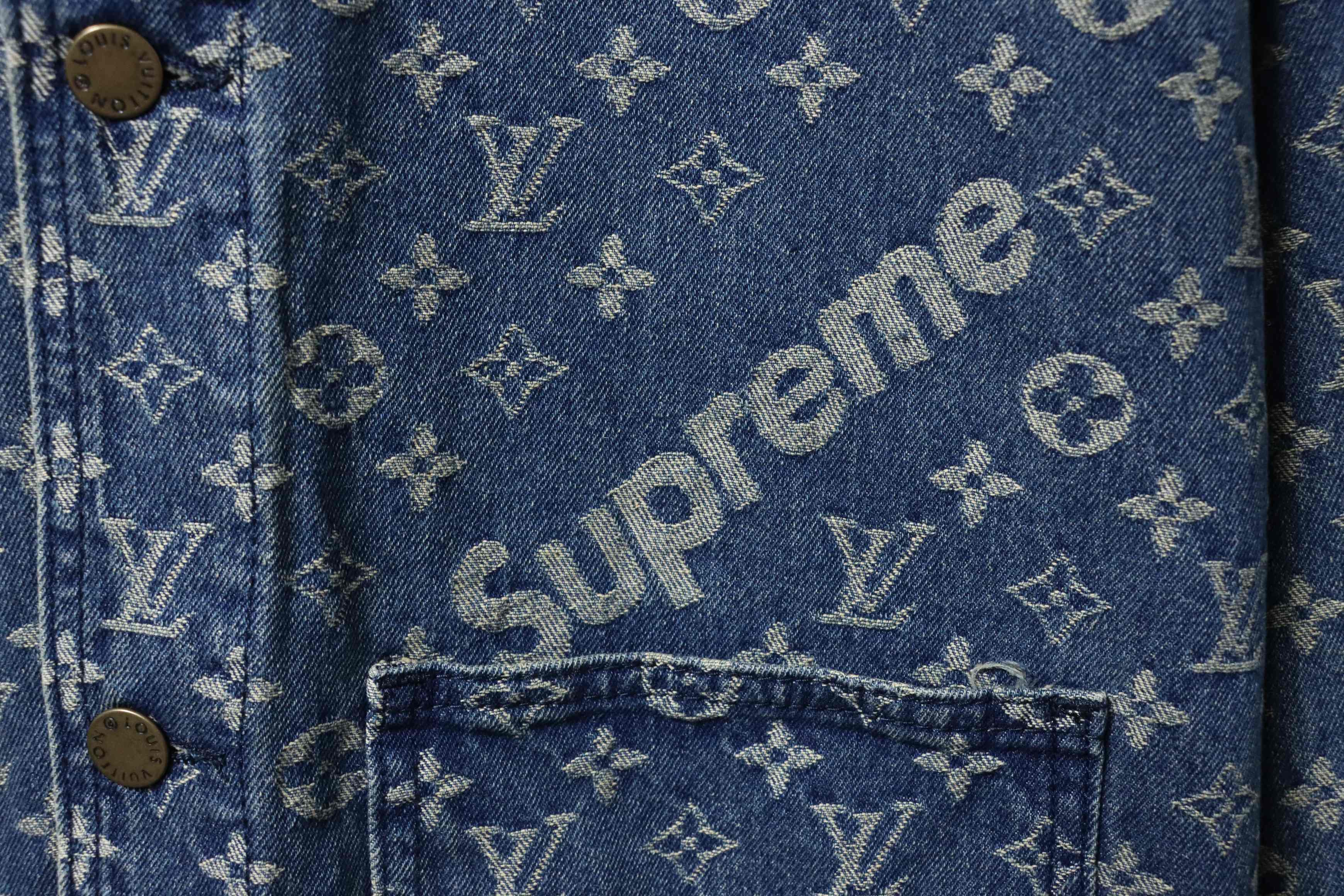 Supreme x Louis Vuitton Long Denim Jacket