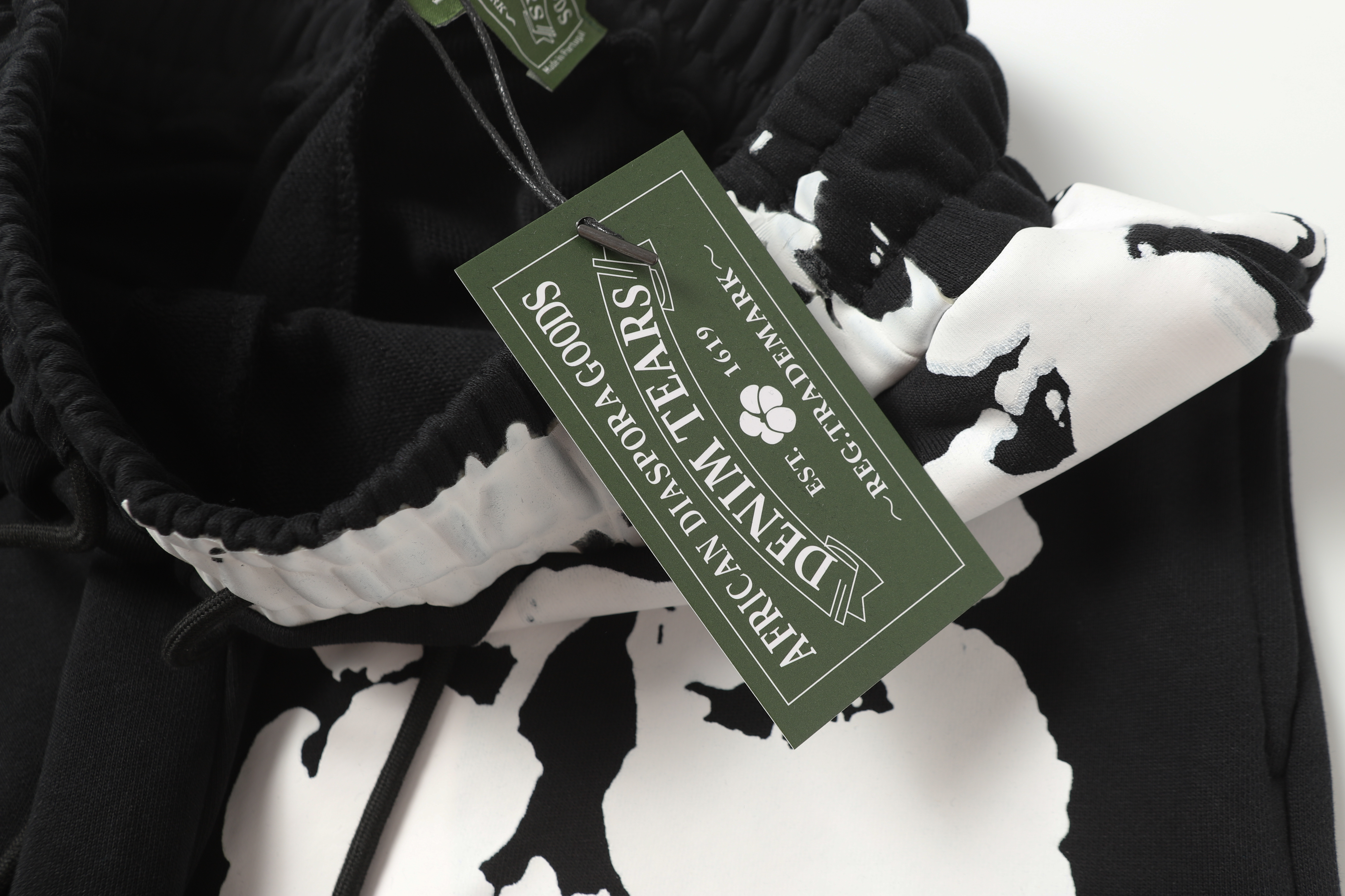 Denim Tears Cotton Wreath 380G Terry Hoodie Set Black / Gray / Purple 8002