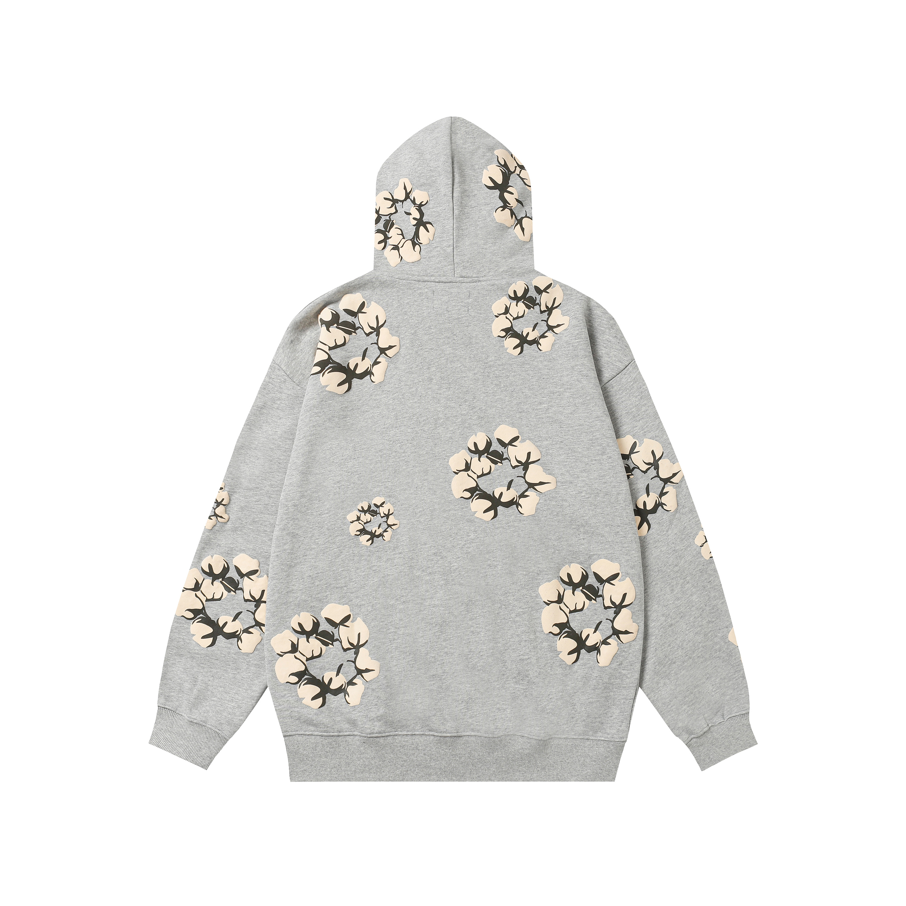 Denim Tears Cotton Wreath 380G Terry Hoodie Set Black / Yellow / Peacock Blue / Red / Green / Gray / Royal Blue / Pink 6001