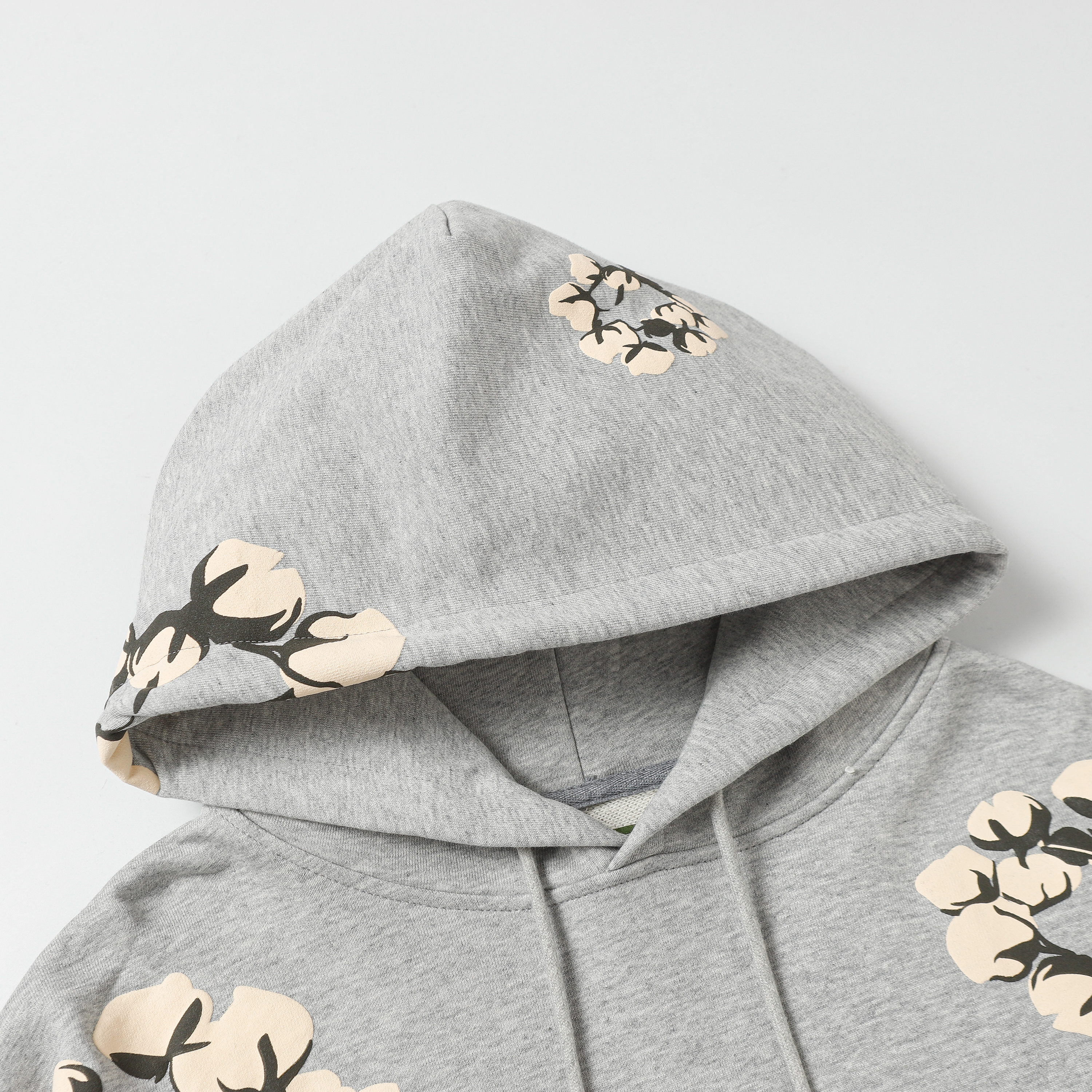 Denim Tears Cotton Wreath 380G Terry Hoodie Set Black / Yellow / Peacock Blue / Red / Green / Gray / Royal Blue / Pink 6001