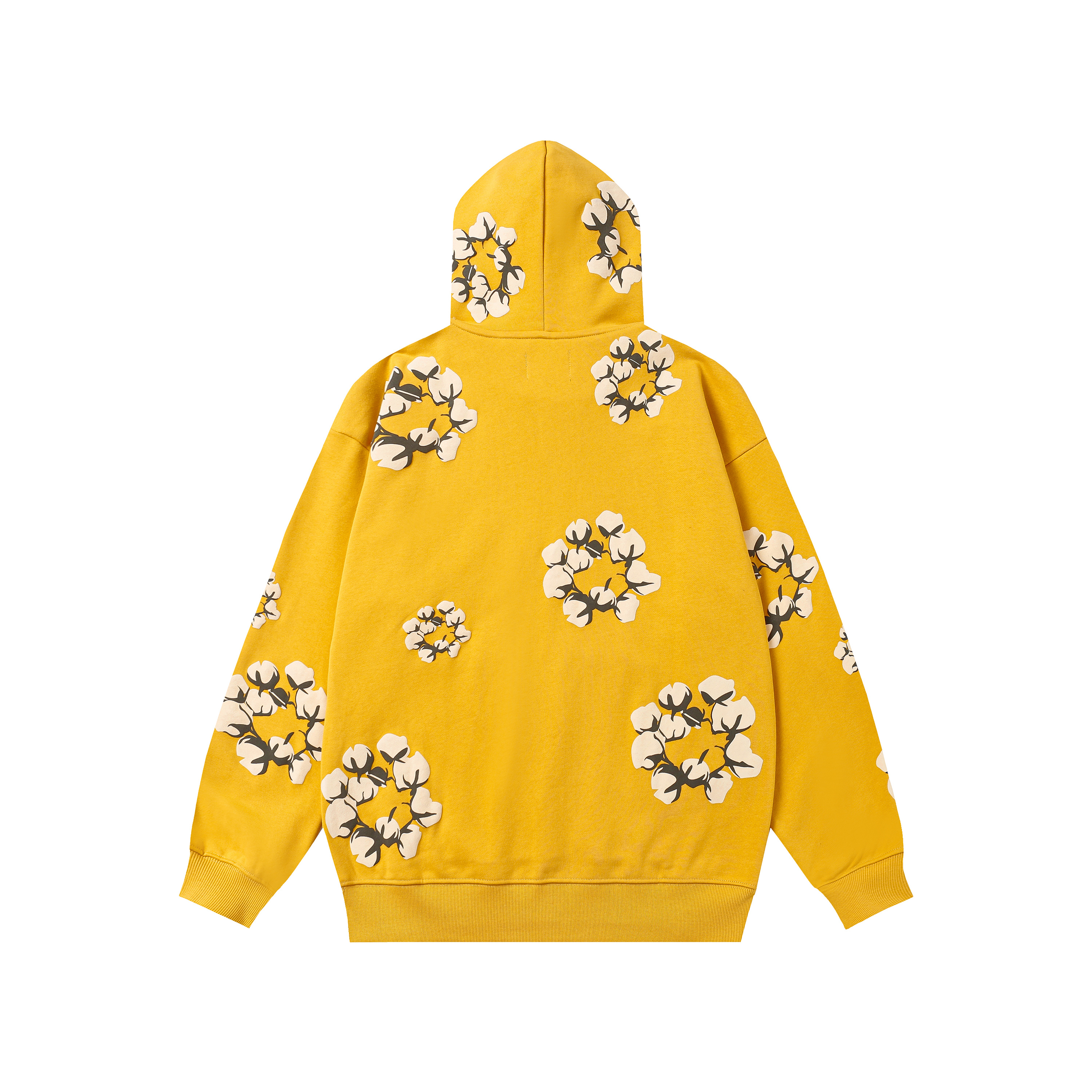 Denim Tears Cotton Wreath 380G Terry Hoodie Set Black / Yellow / Peacock Blue / Red / Green / Gray / Royal Blue / Pink 6001