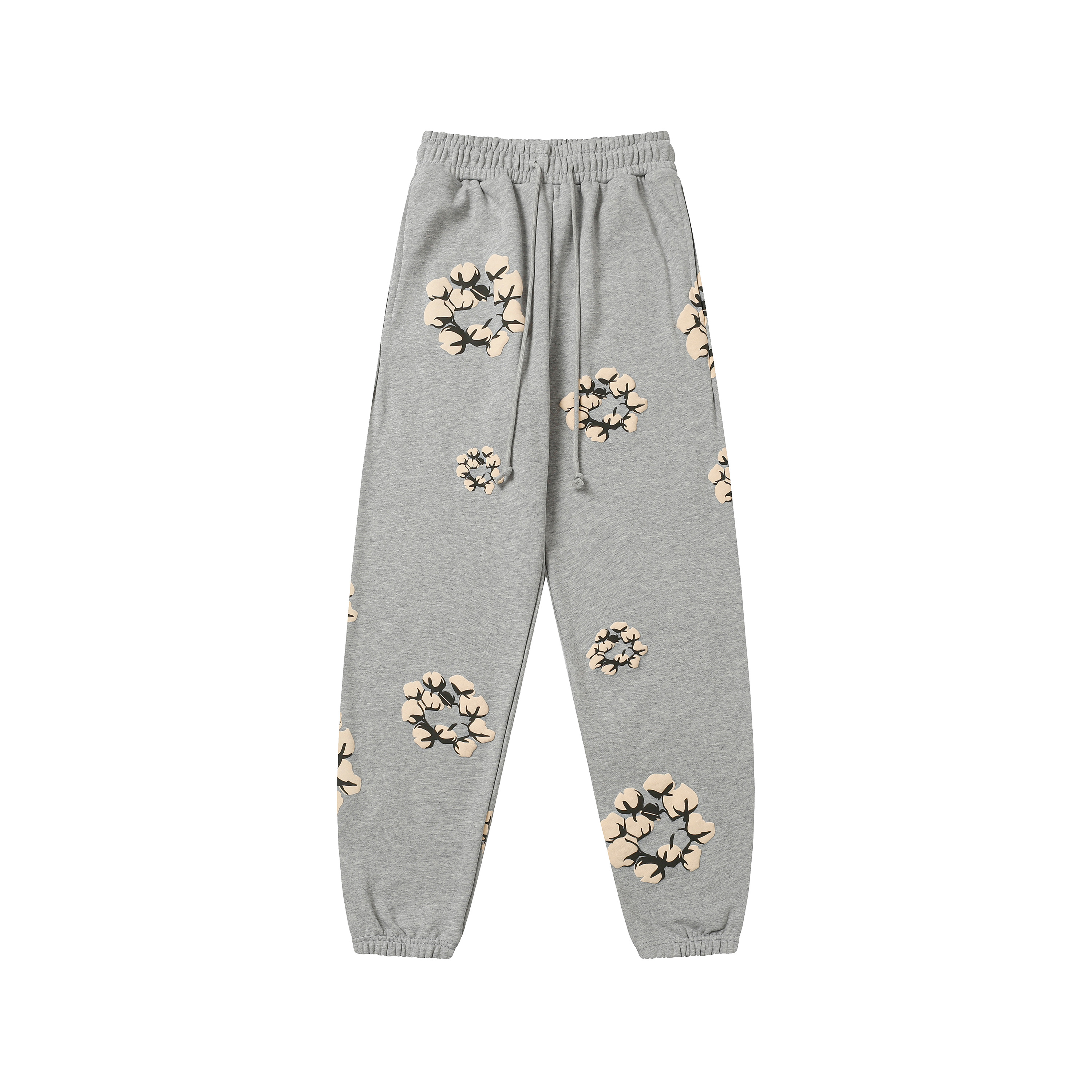 Denim Tears Cotton Wreath 380G Terry Hoodie Set Black / Yellow / Peacock Blue / Red / Green / Gray / Royal Blue / Pink 8001