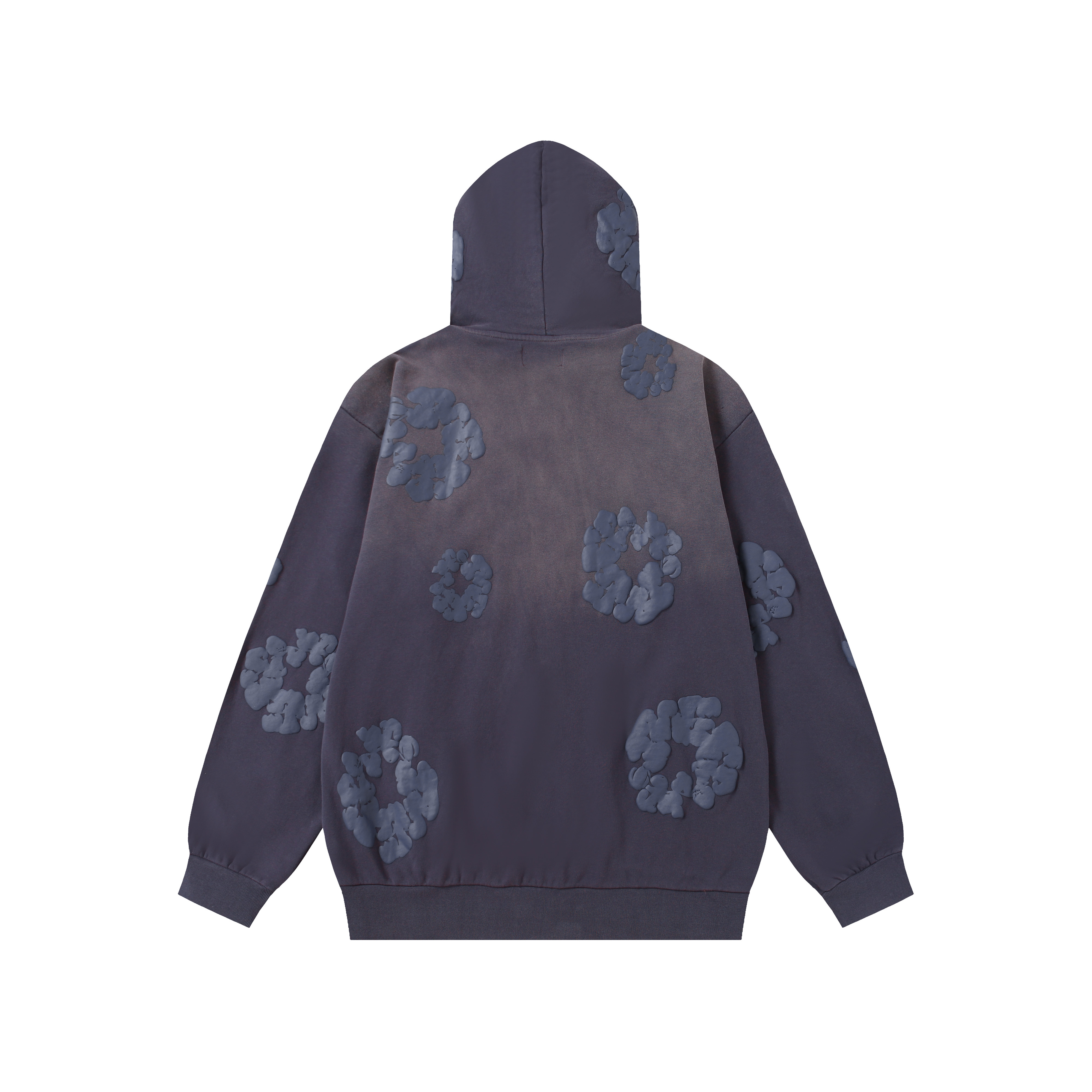 Denim Tears Cotton Wreath 380G Terry Hoodie Set Blue Purple / Neon Green / Pink / Brown 6003