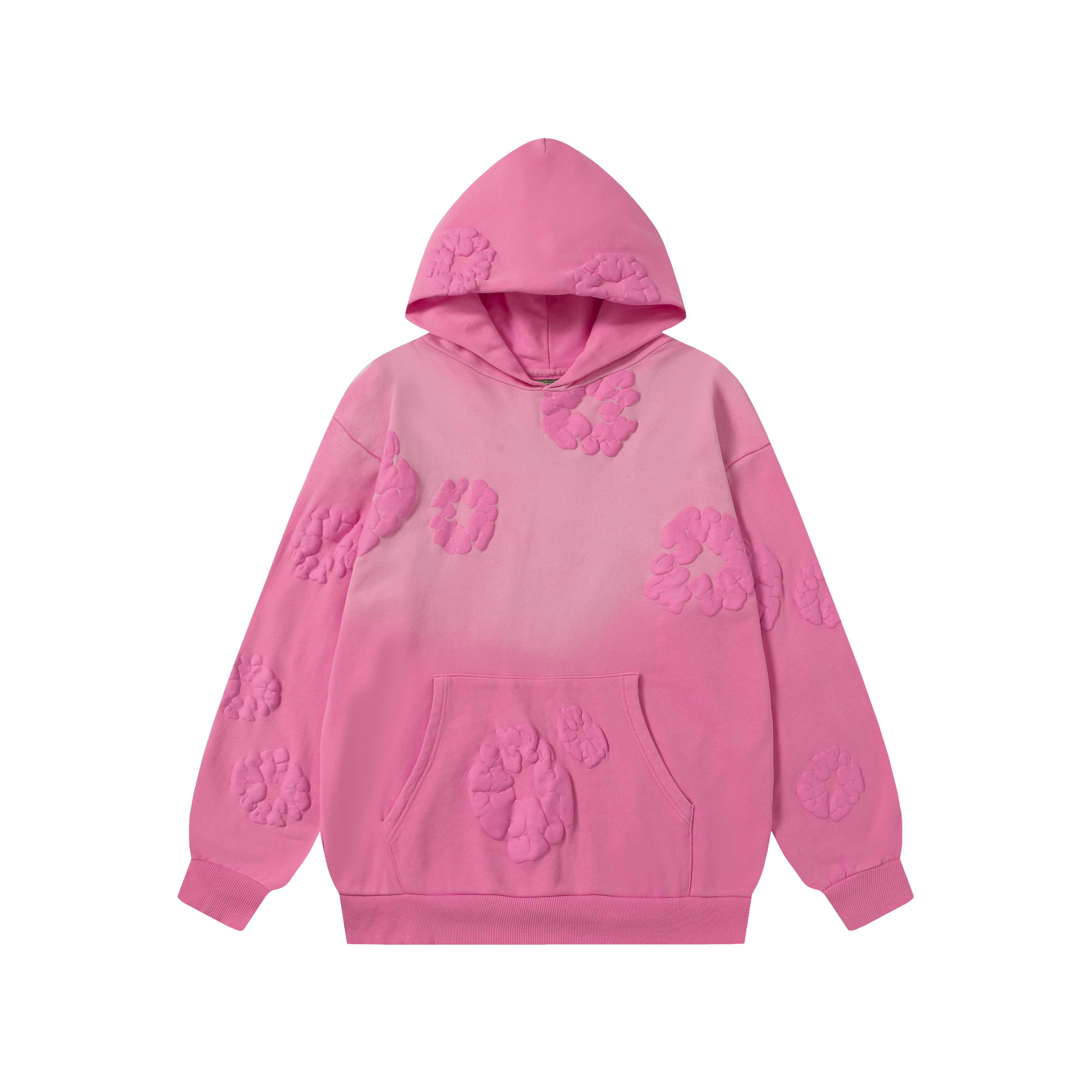 Denim Tears Cotton Wreath 380G Terry Hoodie Set Blue Purple / Neon Green / Pink / Brown 6003