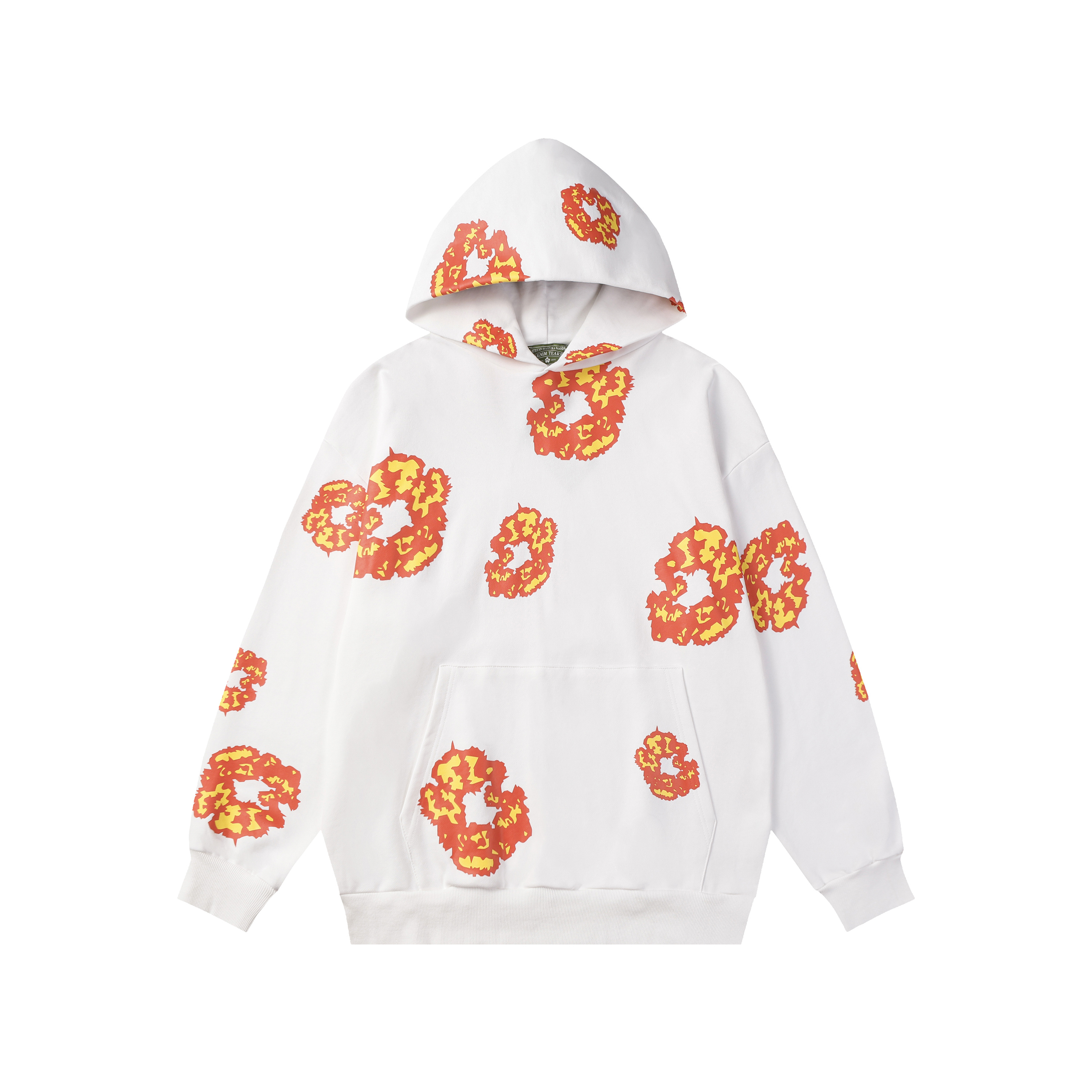 Denim Tears Cotton Wreath Hoodie Set Black / White