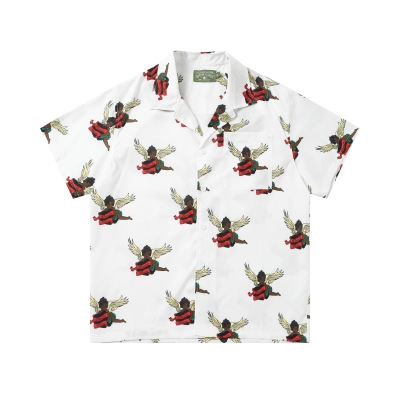 Denim Tears Cotton Wreath Shirt Set White 382 01