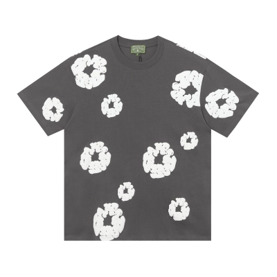 Denim Tears Cotton Wreath Short Sleeve Set Black / Gray / Green / Royal Blue / Purple / Red / Orange / Pink / White / Black Gray / Sky Blue / Color Blue / Light Blue / Charcoal Gray 291 02
