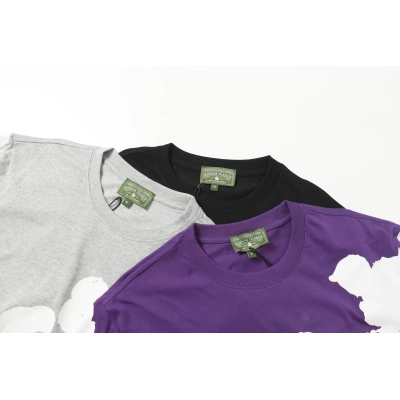 Denim Tears Cotton Wreath Short Sleeve Set Black / Gray / Purple 322 02
