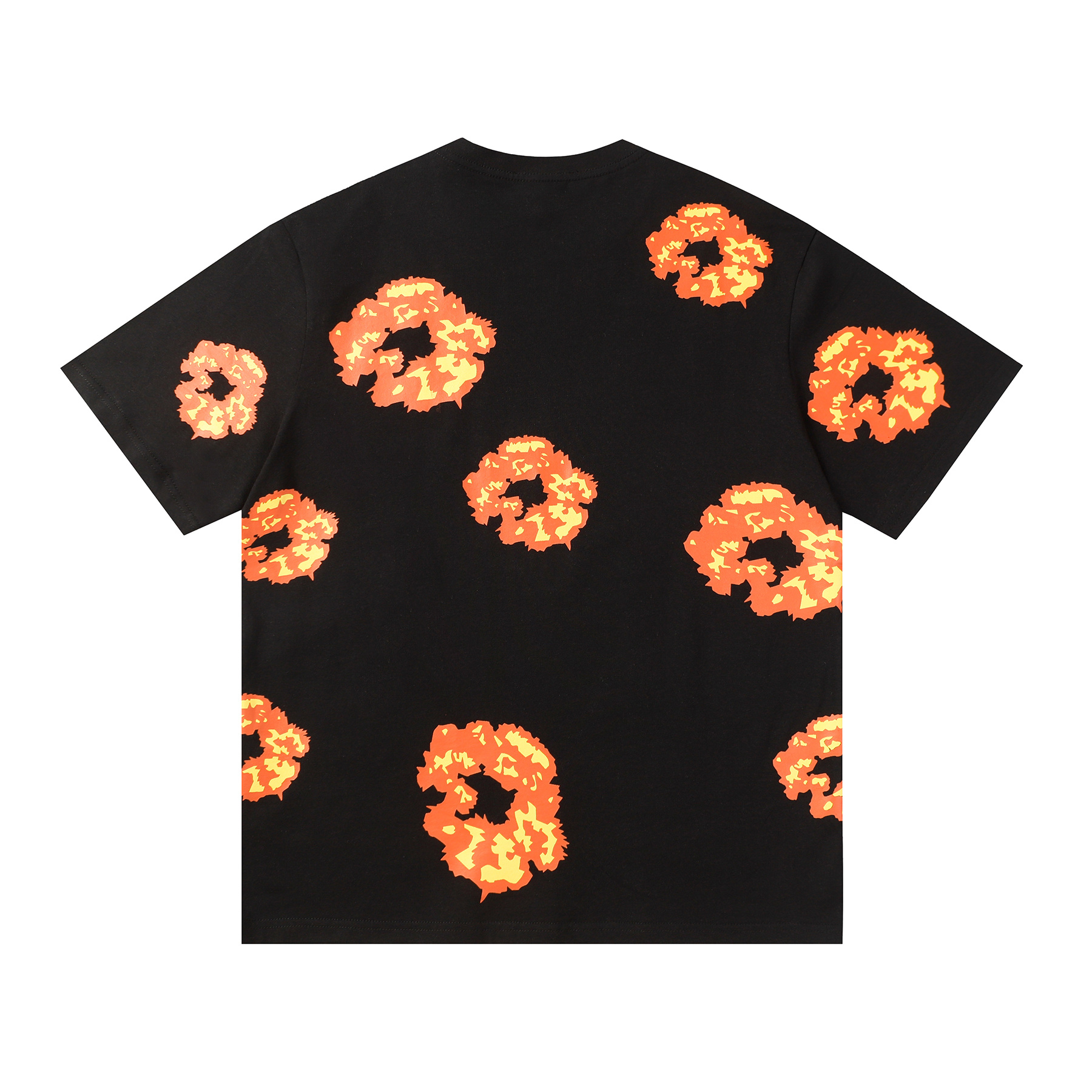 Denim Tears Cotton Wreath Short Sleeve Set Black / White 351