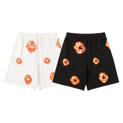Denim Tears Cotton Wreath Short Sleeve Set Black / White 8603 01