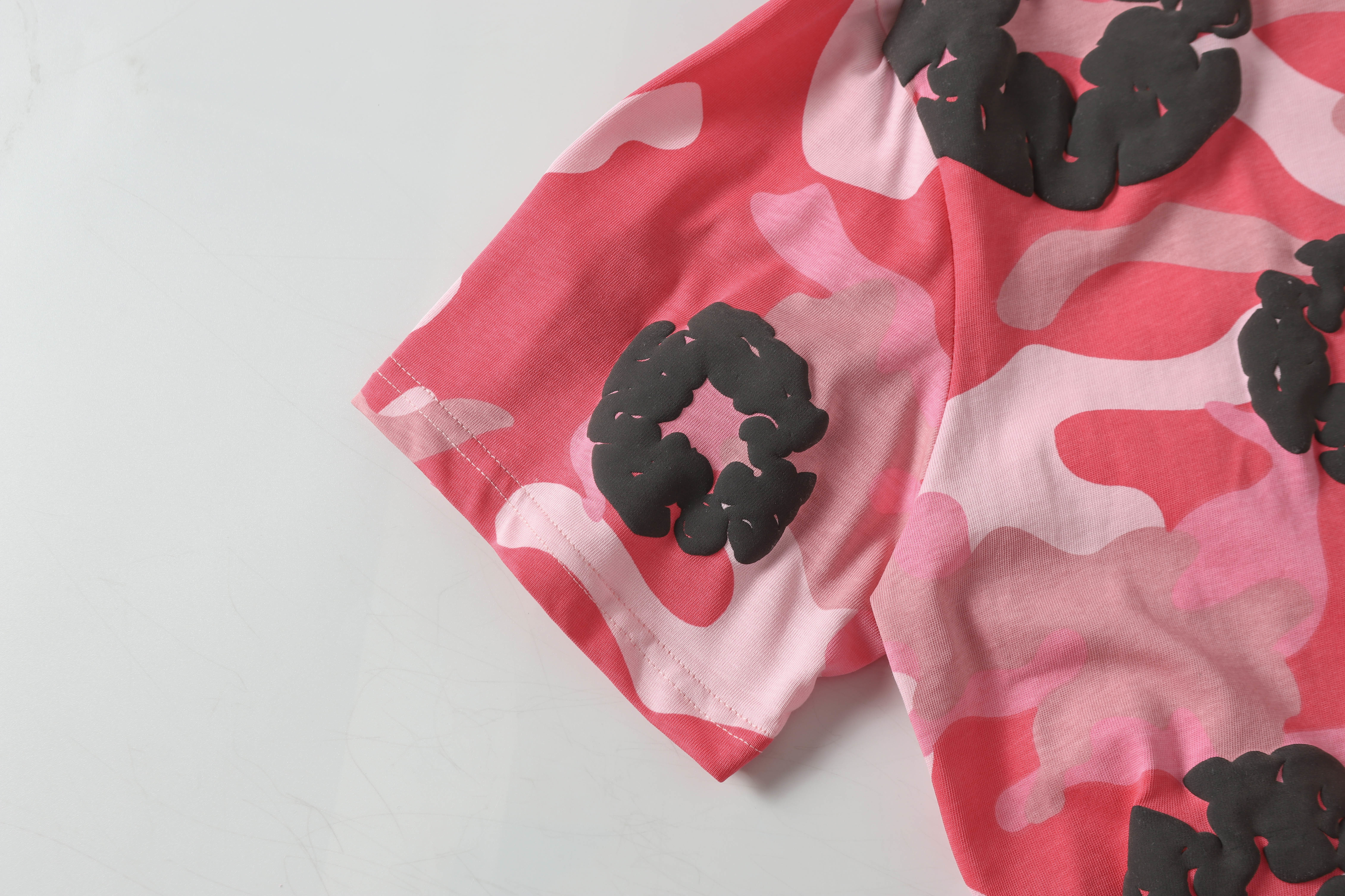 Denim Tears Cotton Wreath Short Sleeve T-Shirt Blue Camo / Pink Camo / Green Camo / Gray Camo / Apricot Camo 208