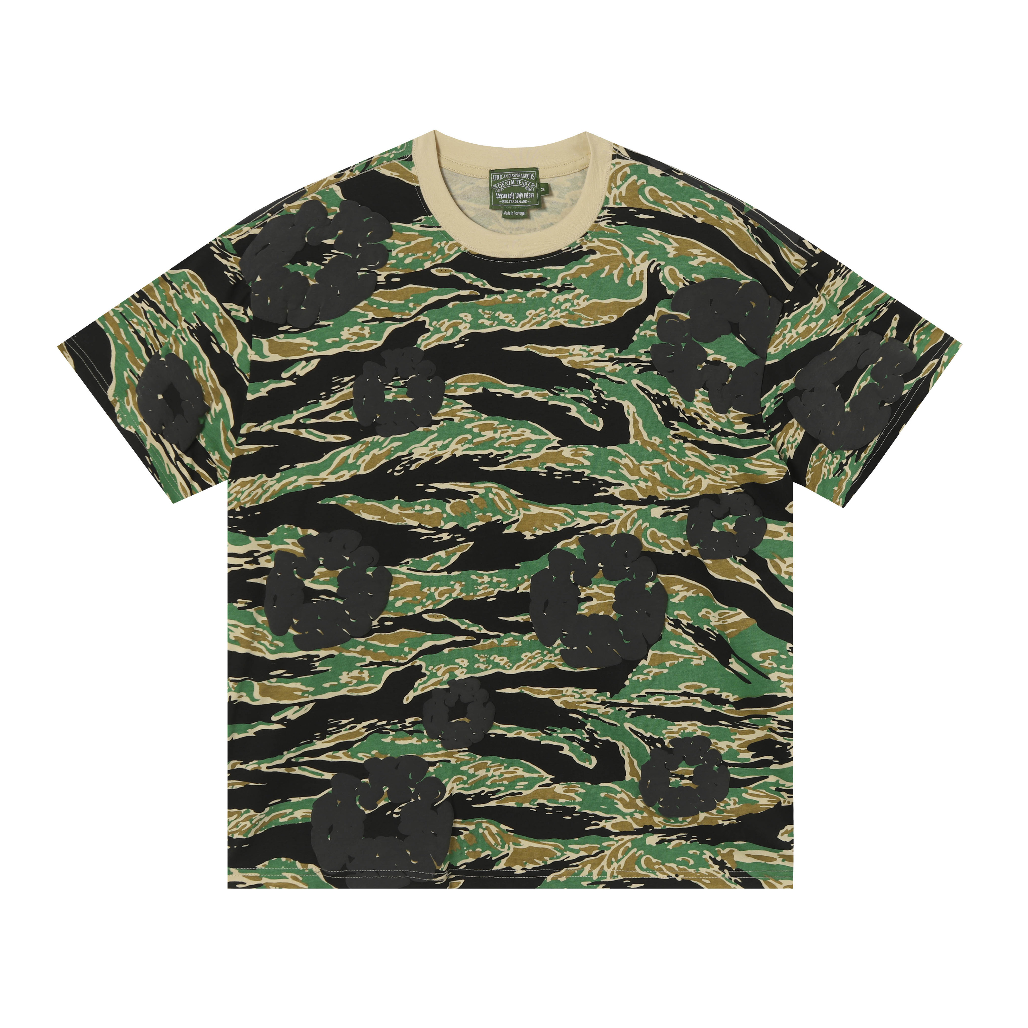 Denim Tears Cotton Wreath Short Sleeve T-Shirt Blue Camo / Pink Camo / Green Camo / Gray Camo / Apricot Camo 208