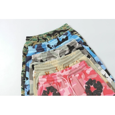Denim Tears Cotton Wreath Shorts Blue Camo / Pink Camo / Green Camo / Gray Camo / Apricot Camo 8208 02