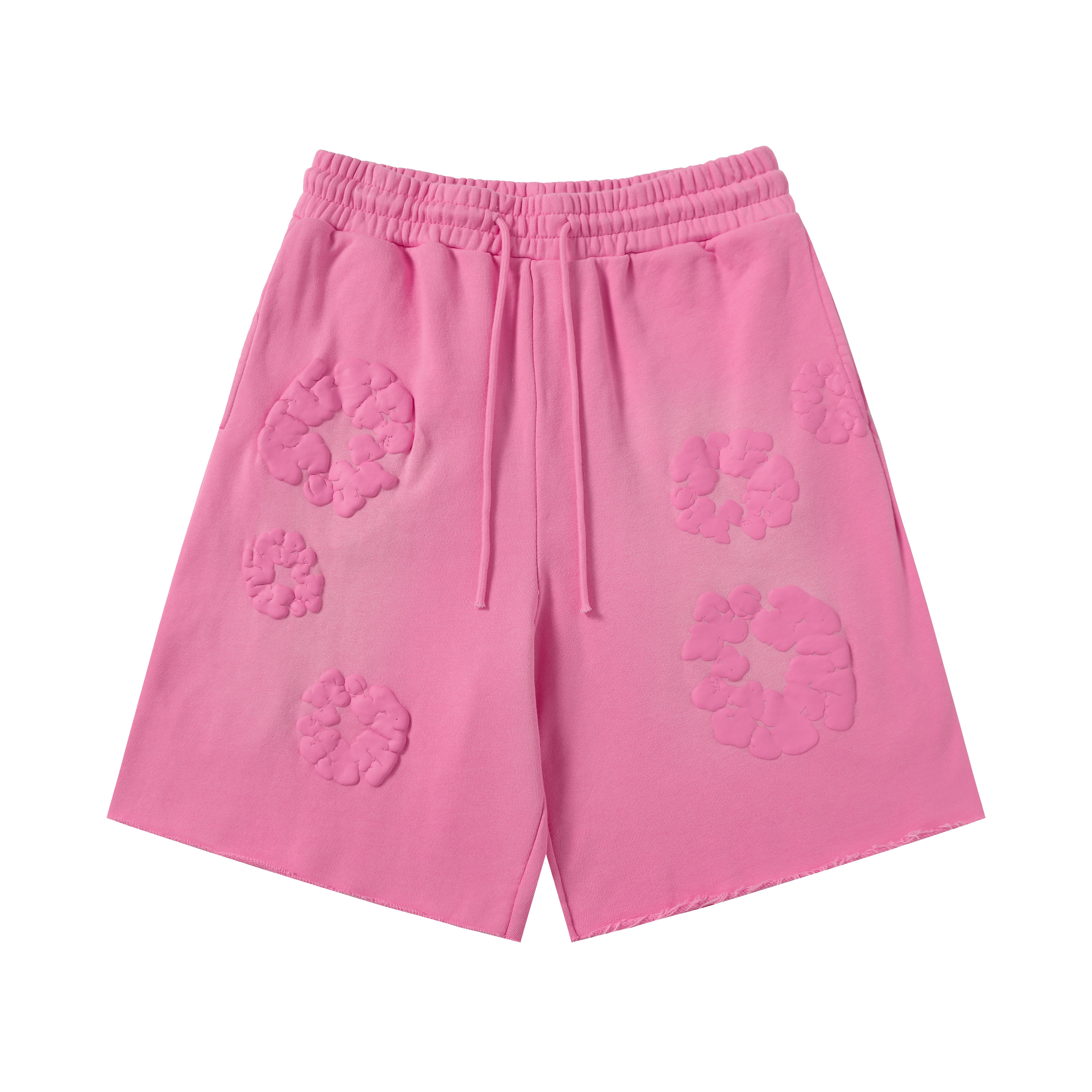 Denim Tears Cotton Wreath Terry Casual Shorts Blue Purple / Neon Green / Pink / Brown 8623