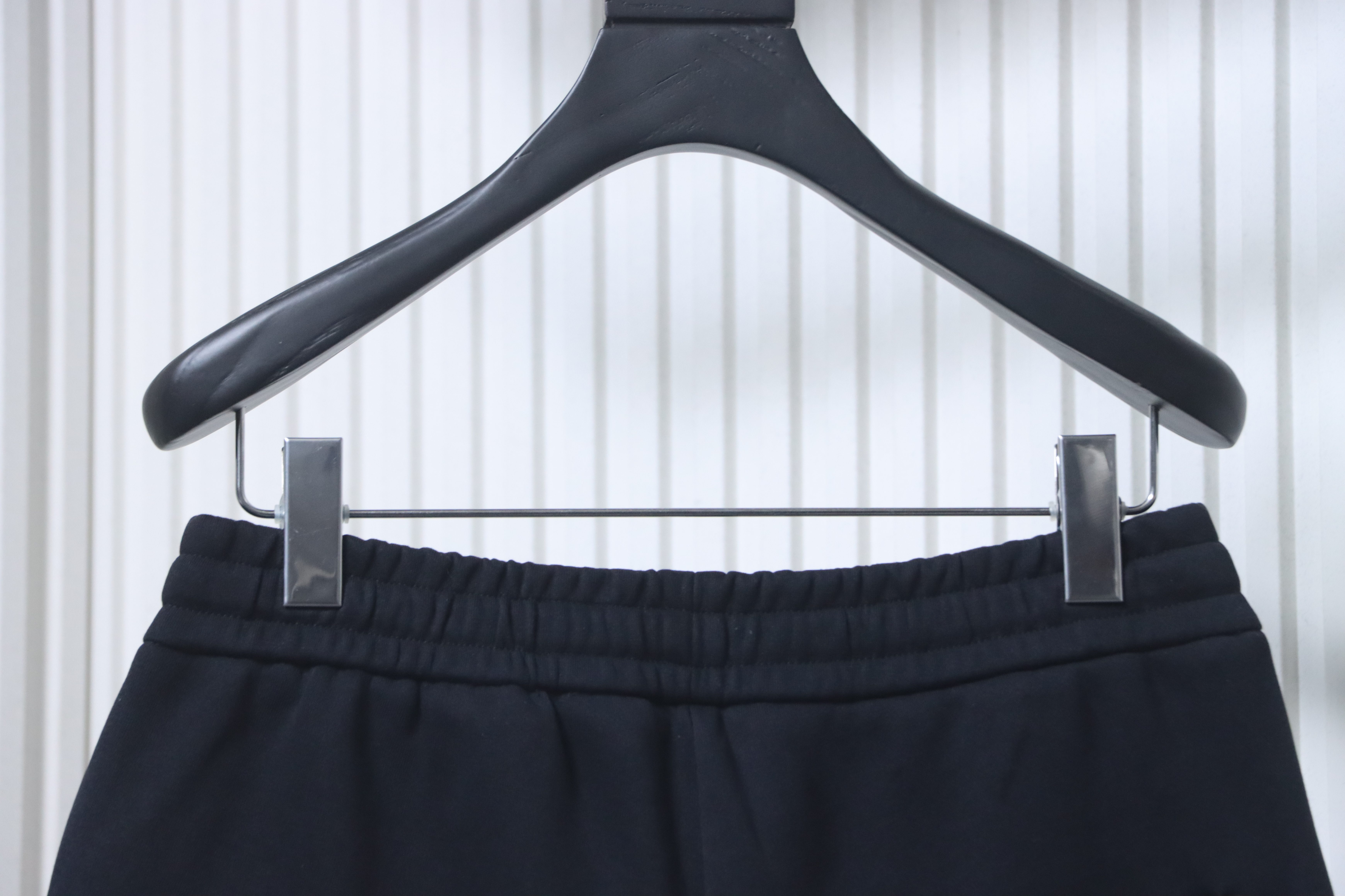 Dolce & Gabbana Rubberized Logo Distressed Black Shorts