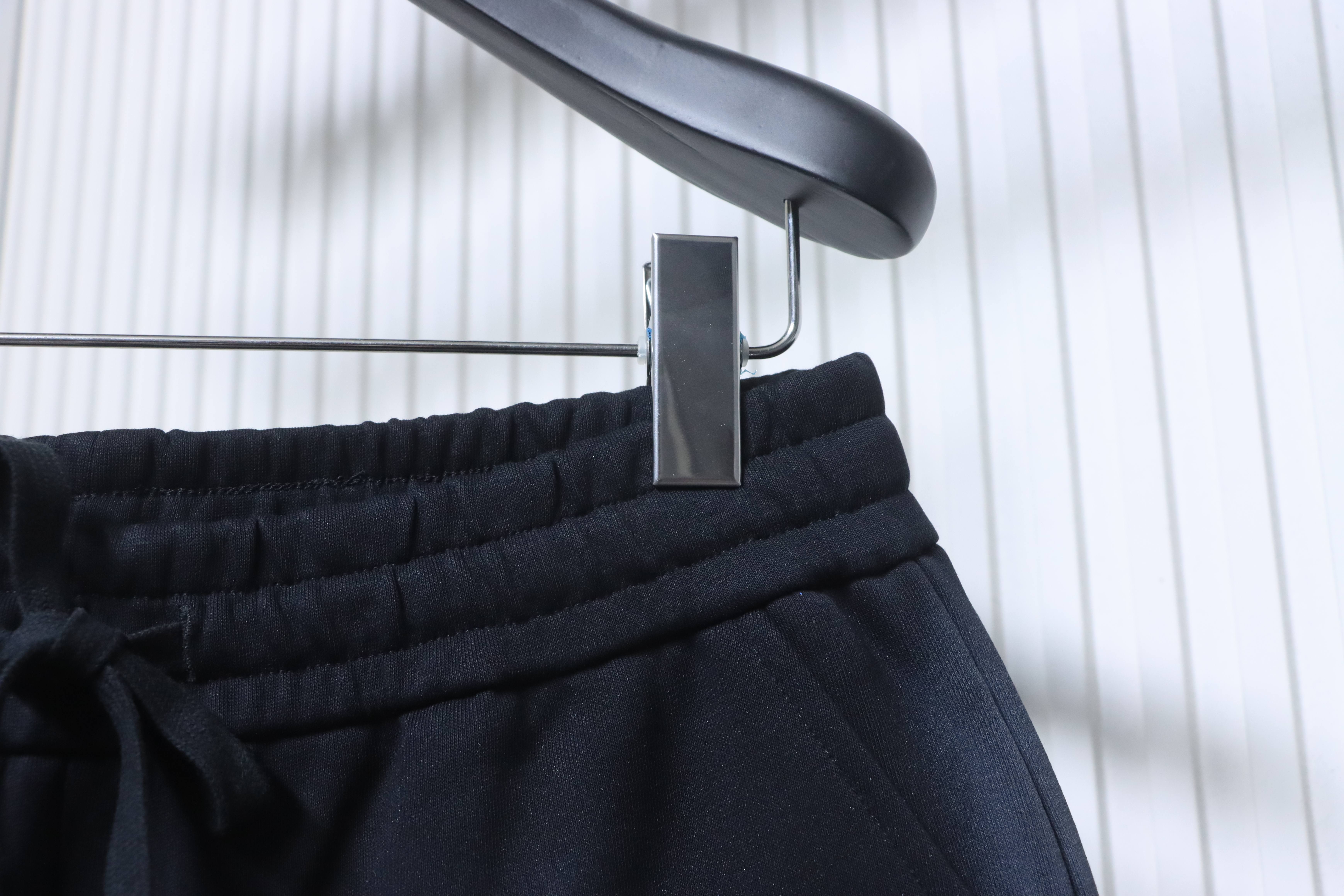 Dolce & Gabbana Rubberized Logo Distressed Black Shorts