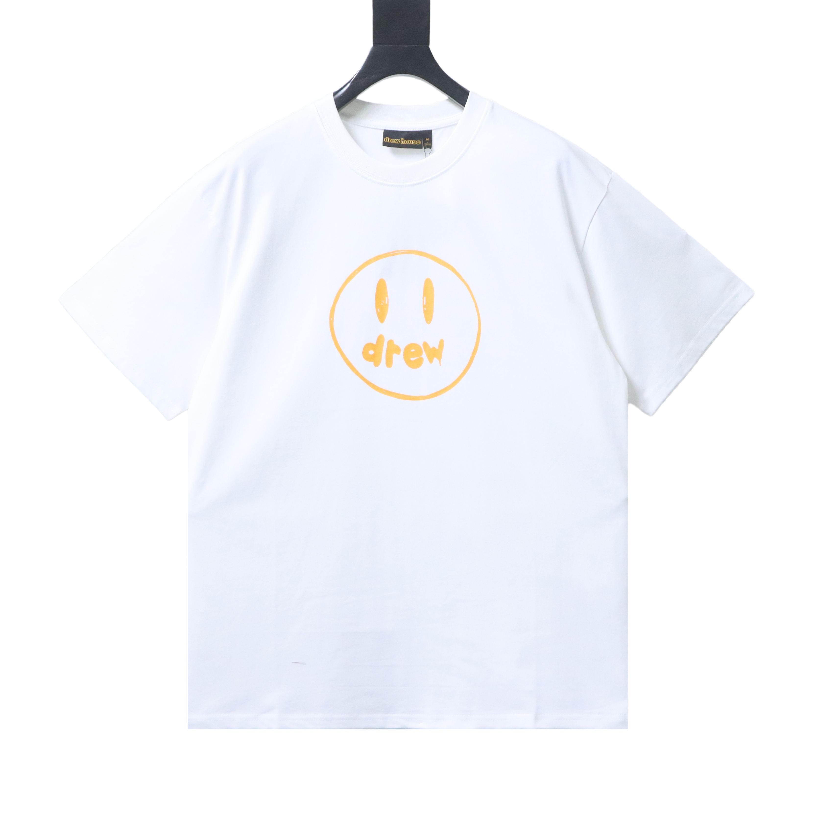 Drew House Line Smiley Face Print Crewneck Short Sleeve T-Shirt