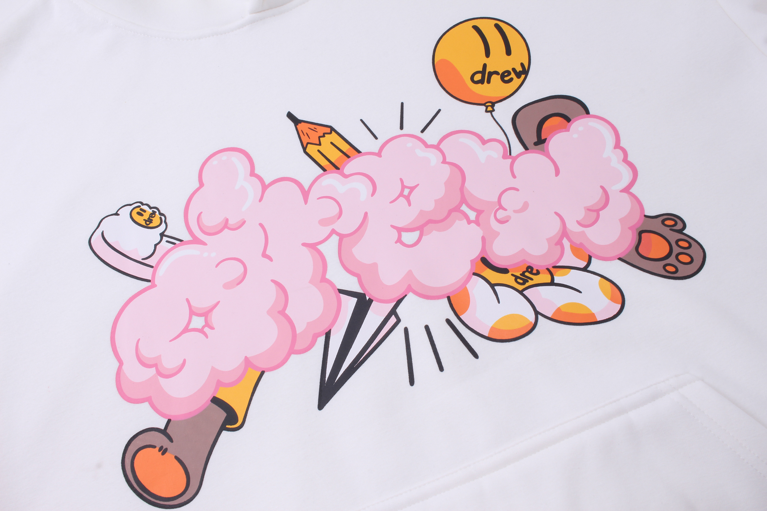 Drew House Smiley Face Short Sleeve T-Shirt 9095