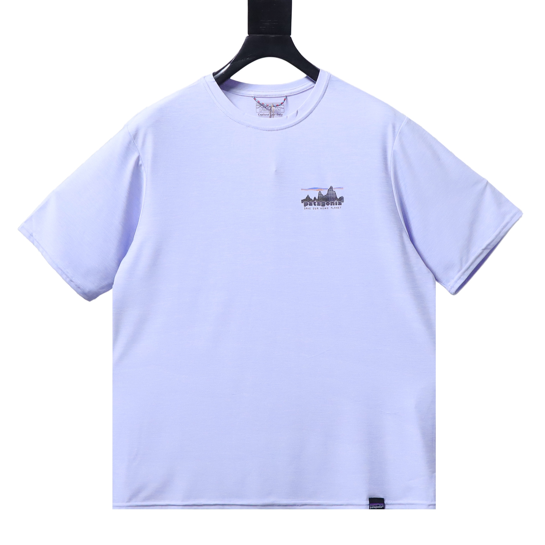 Patagonia C1 Mountain Purple Short Sleeve T-Shirt