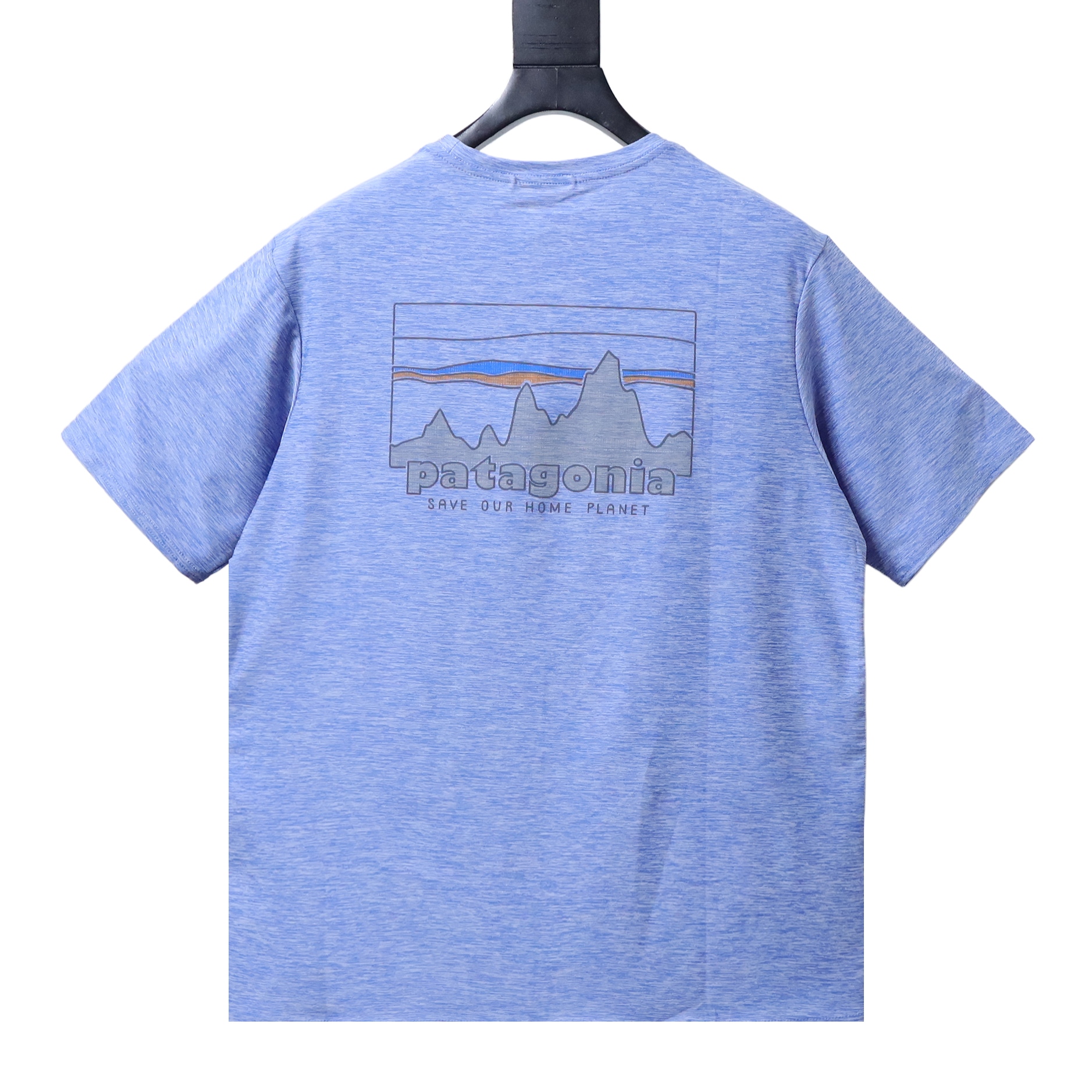 Patagonia C1 Mountain Short Blue Sleeve T-Shirt