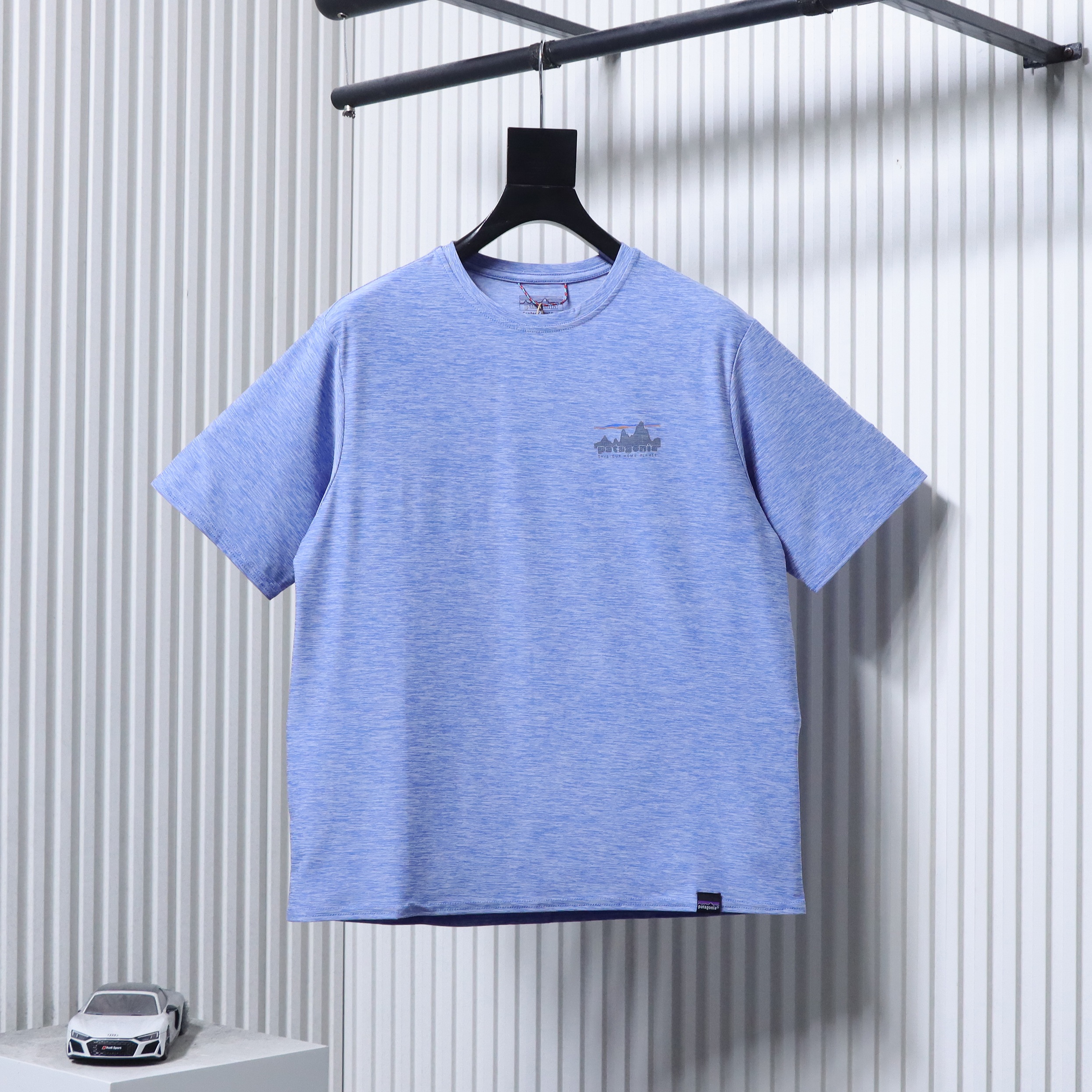 Patagonia C1 Mountain Short Blue Sleeve T-Shirt