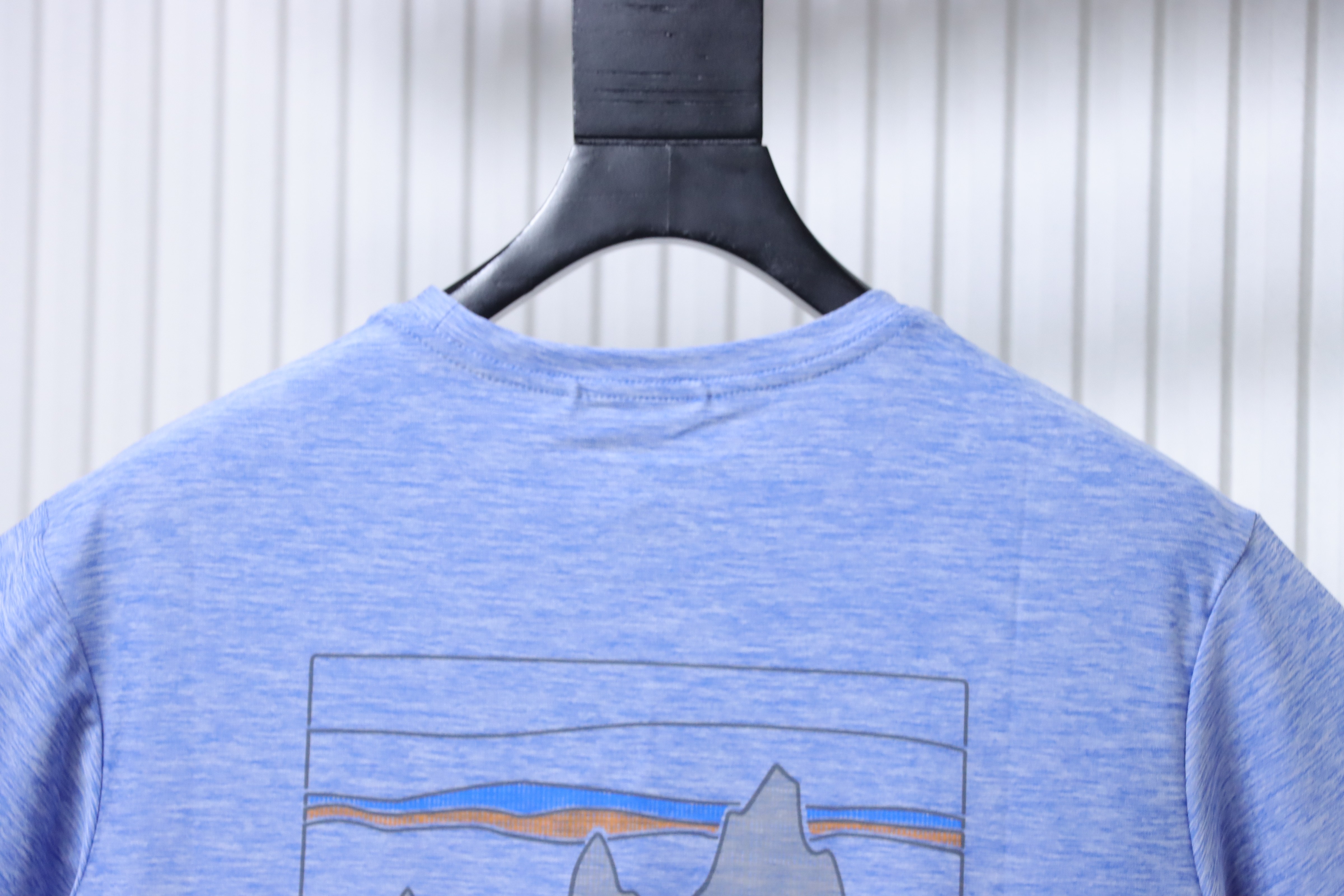 Patagonia C1 Mountain Short Blue Sleeve T-Shirt
