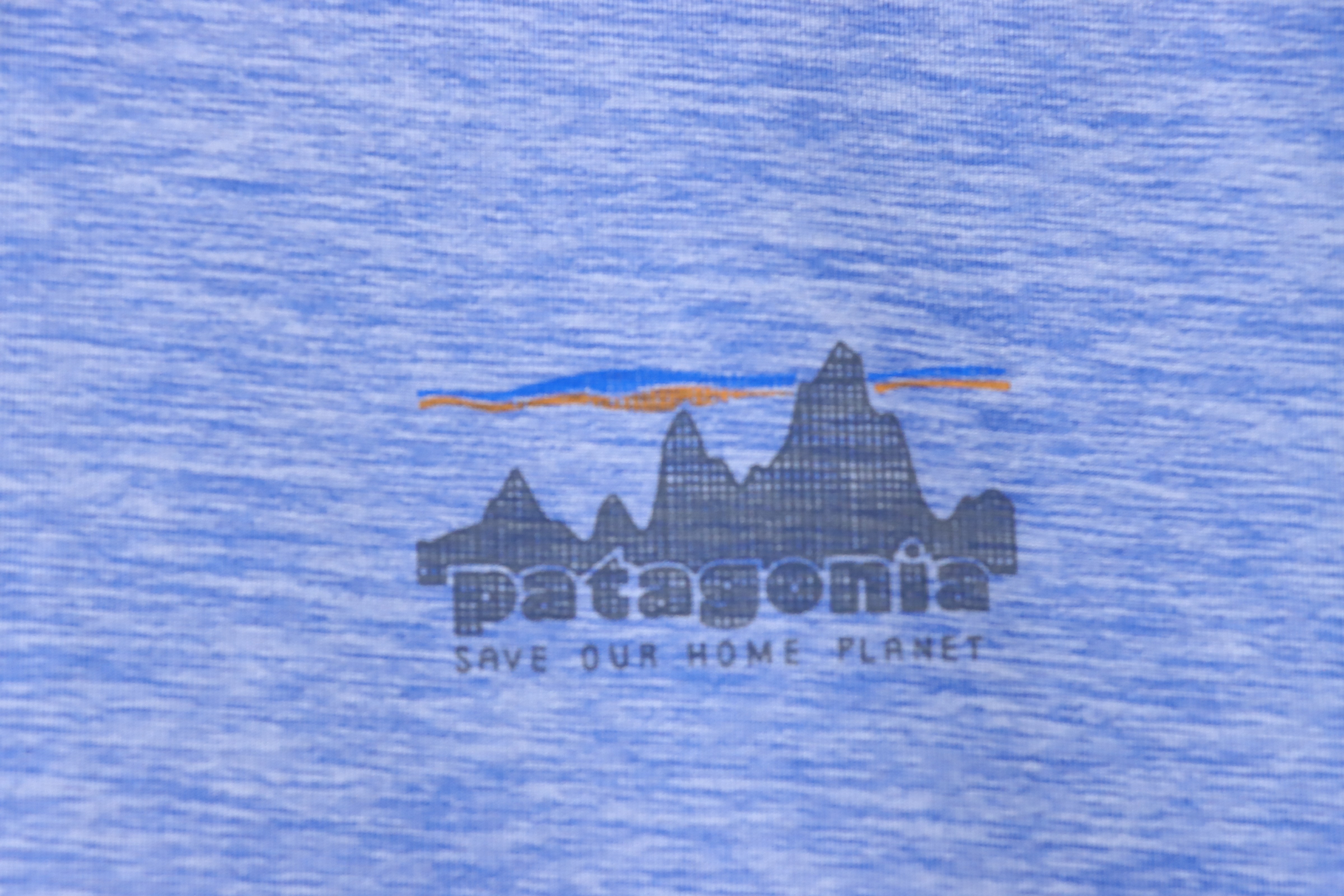 Patagonia C1 Mountain Short Blue Sleeve T-Shirt