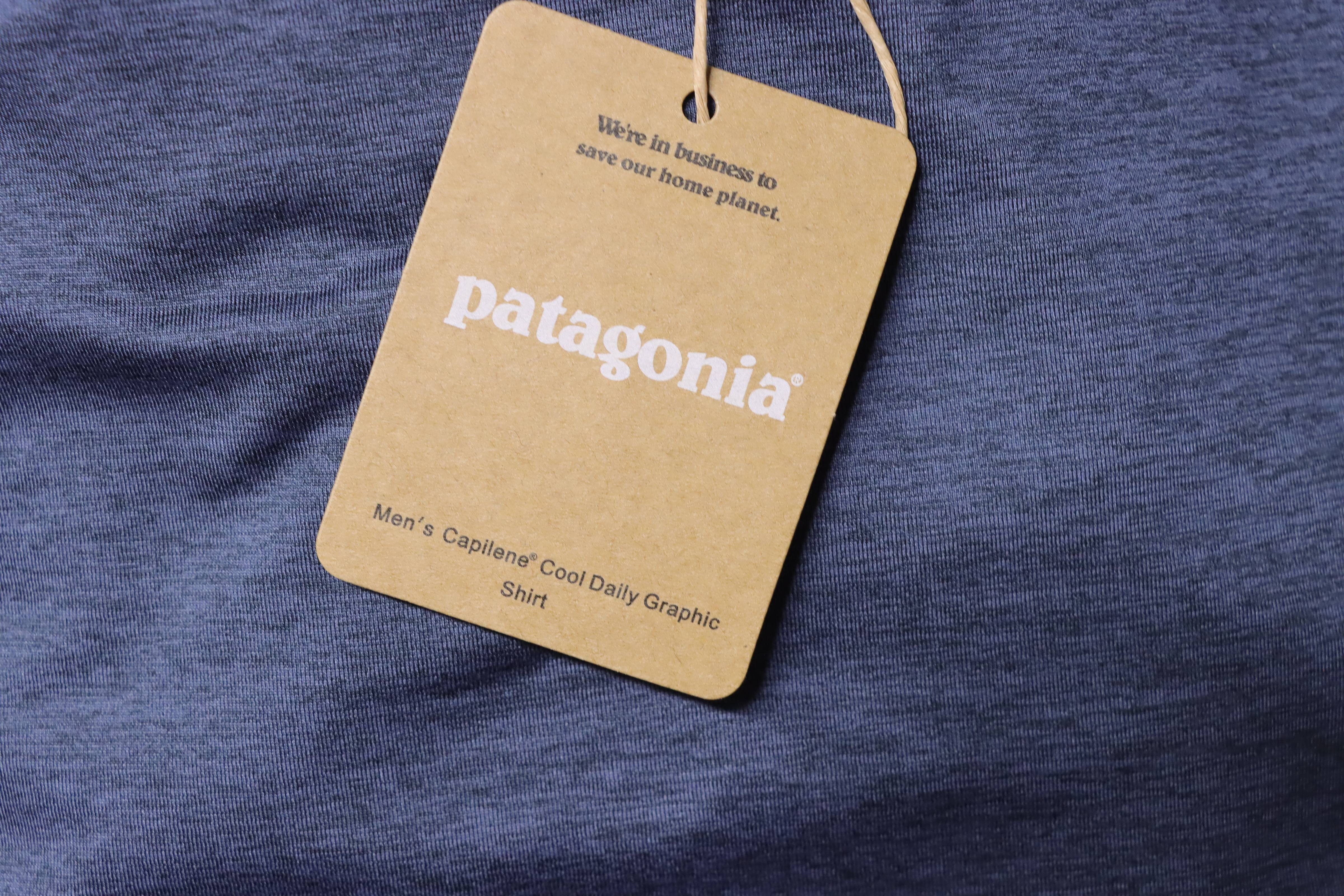 Patagonia C1 Mountain Short Grey Sleeve T-Shirt