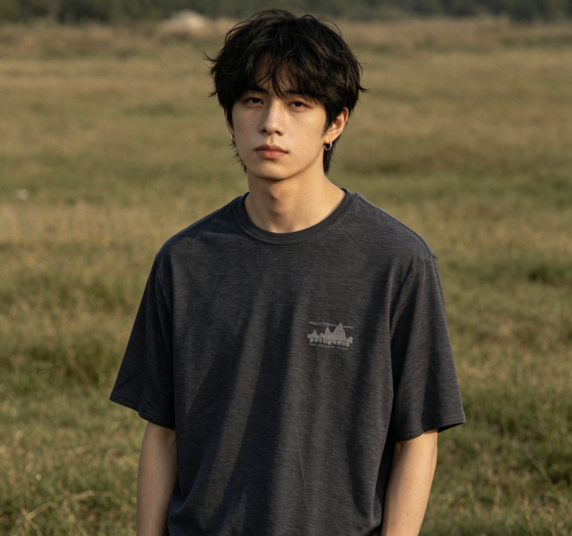 Patagonia C1 Mountain Short Grey Sleeve T-Shirt