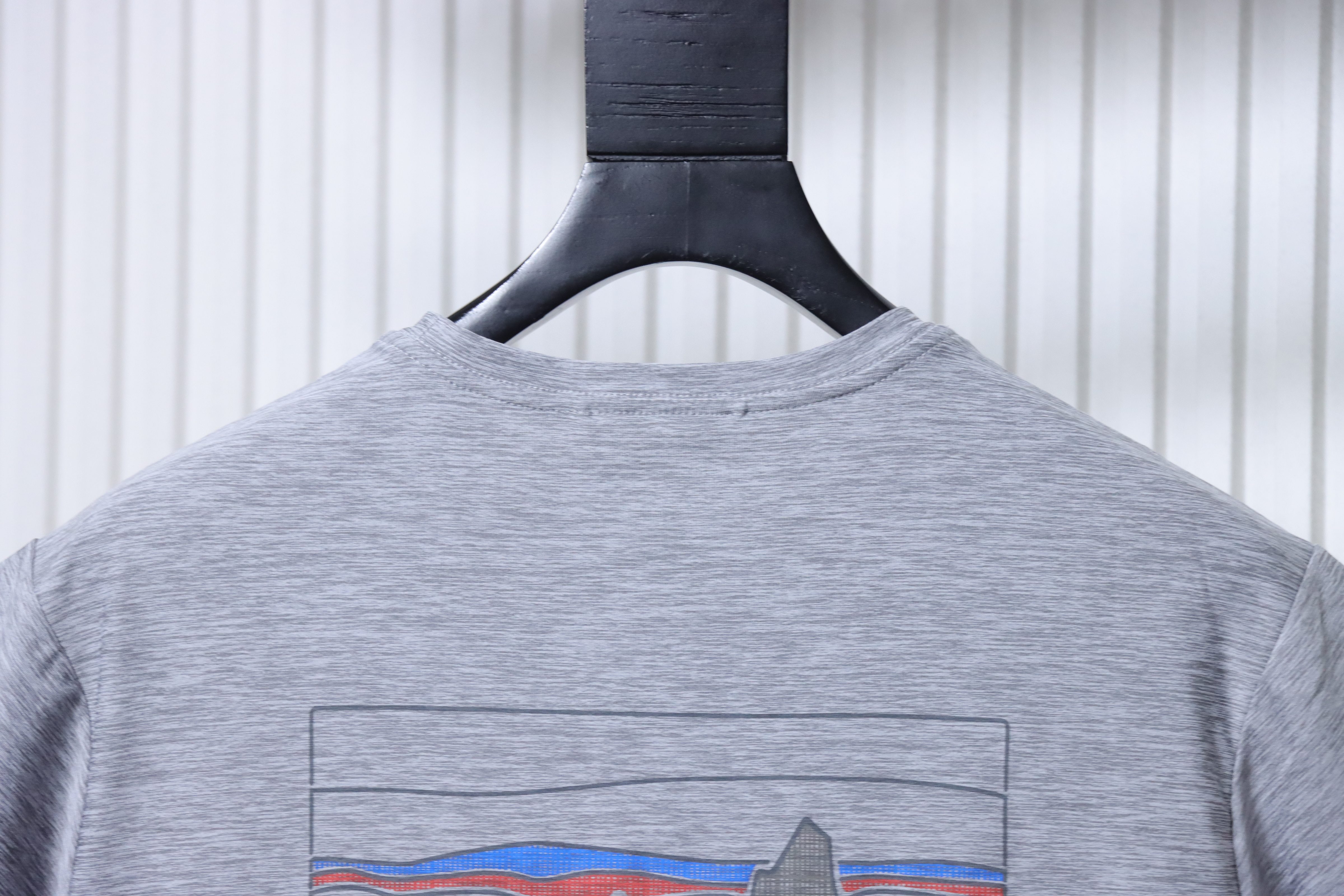 Patagonia C1 Mountain Short Light Gray Sleeve T-Shirt