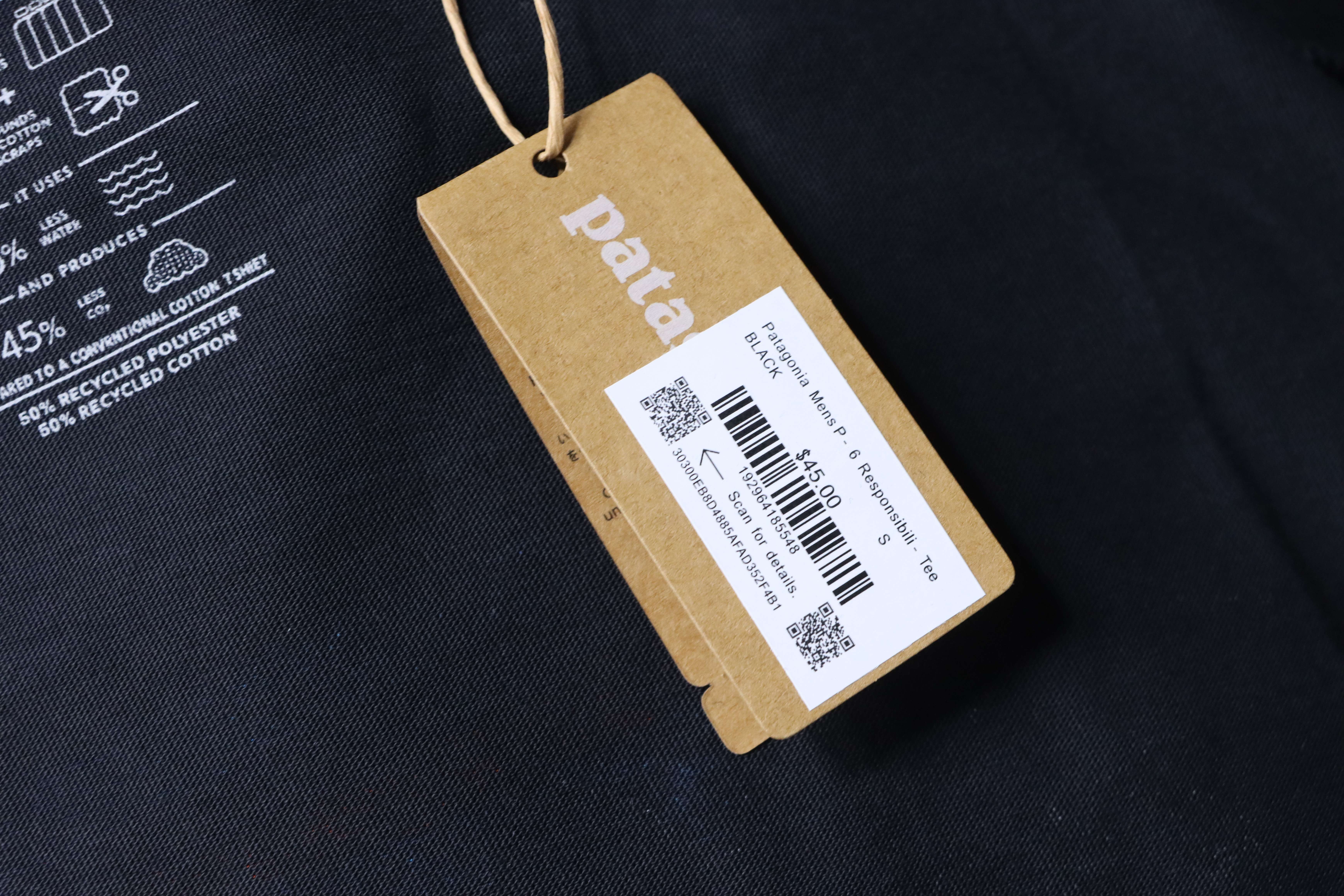 Patagonia P-6 Black Letter Short Sleeve T-Shirt