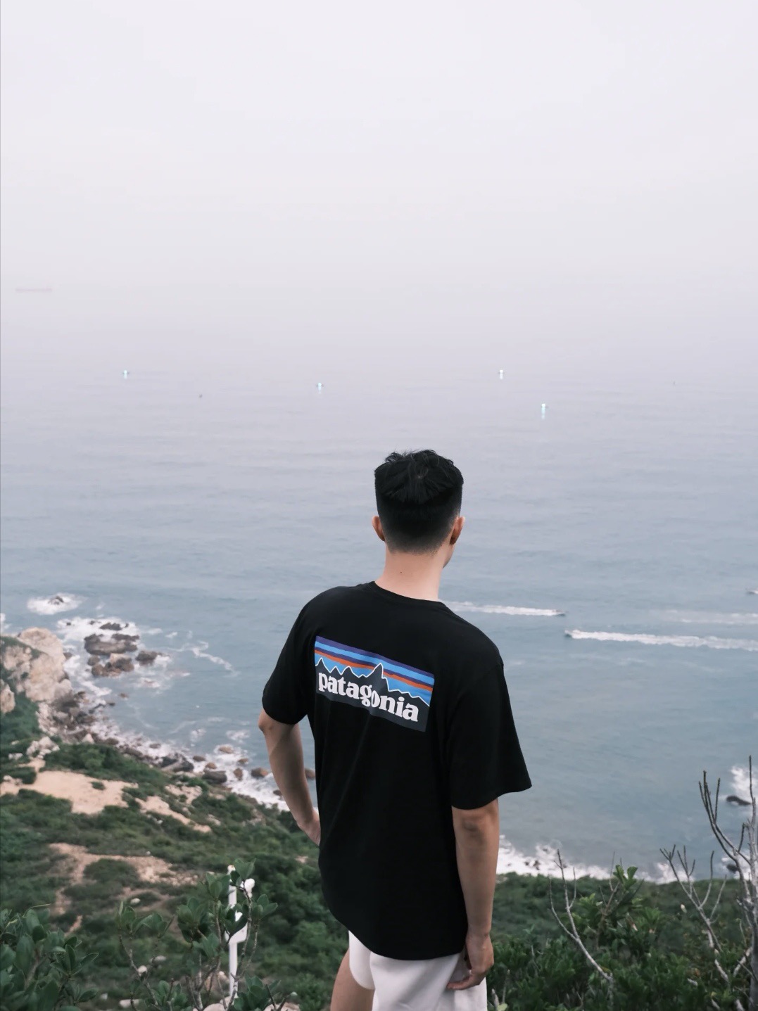 Patagonia P-6 Black Letter Short Sleeve T-Shirt