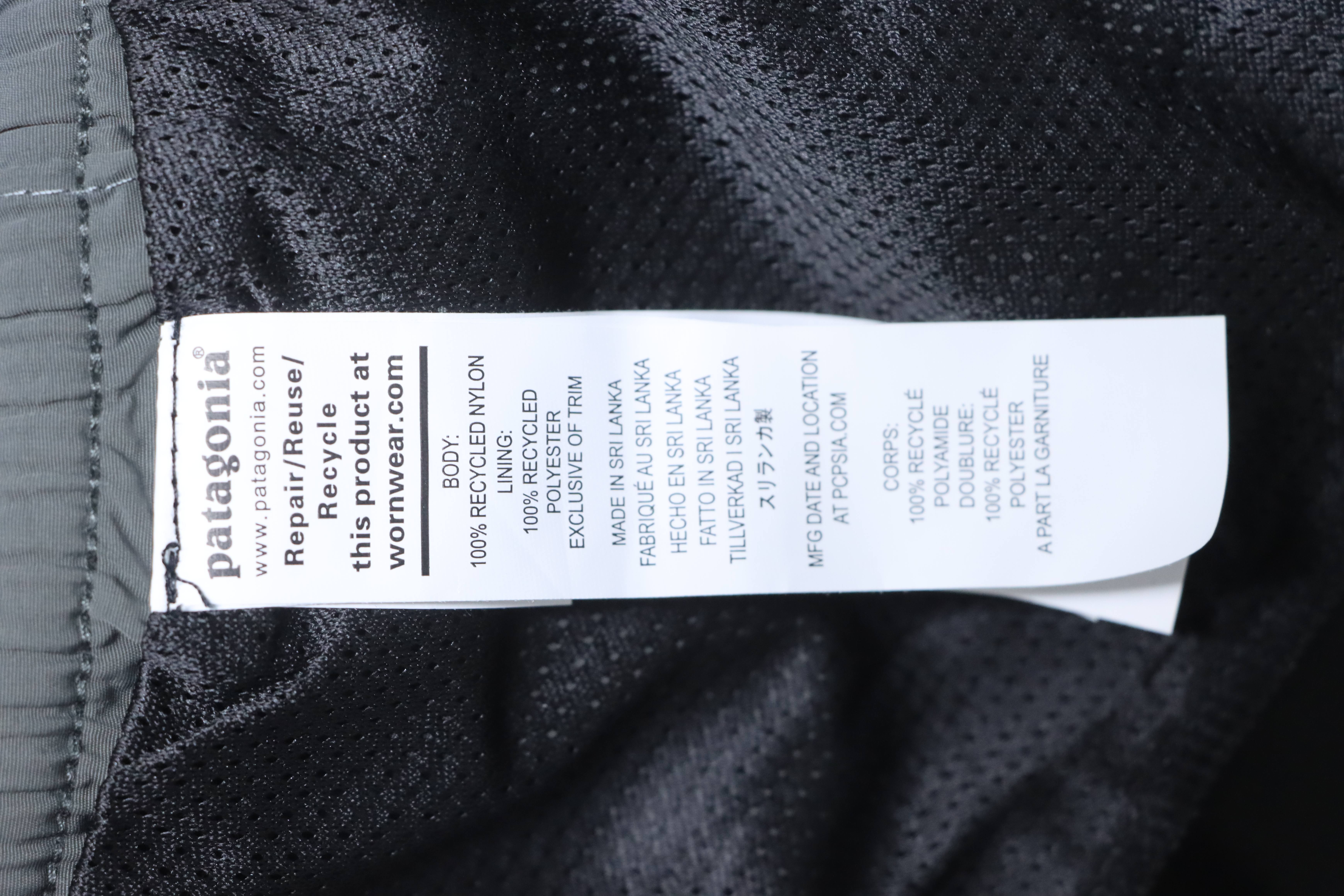 Patagonia P-6 Logo Responsibili Logo Shorts Grey