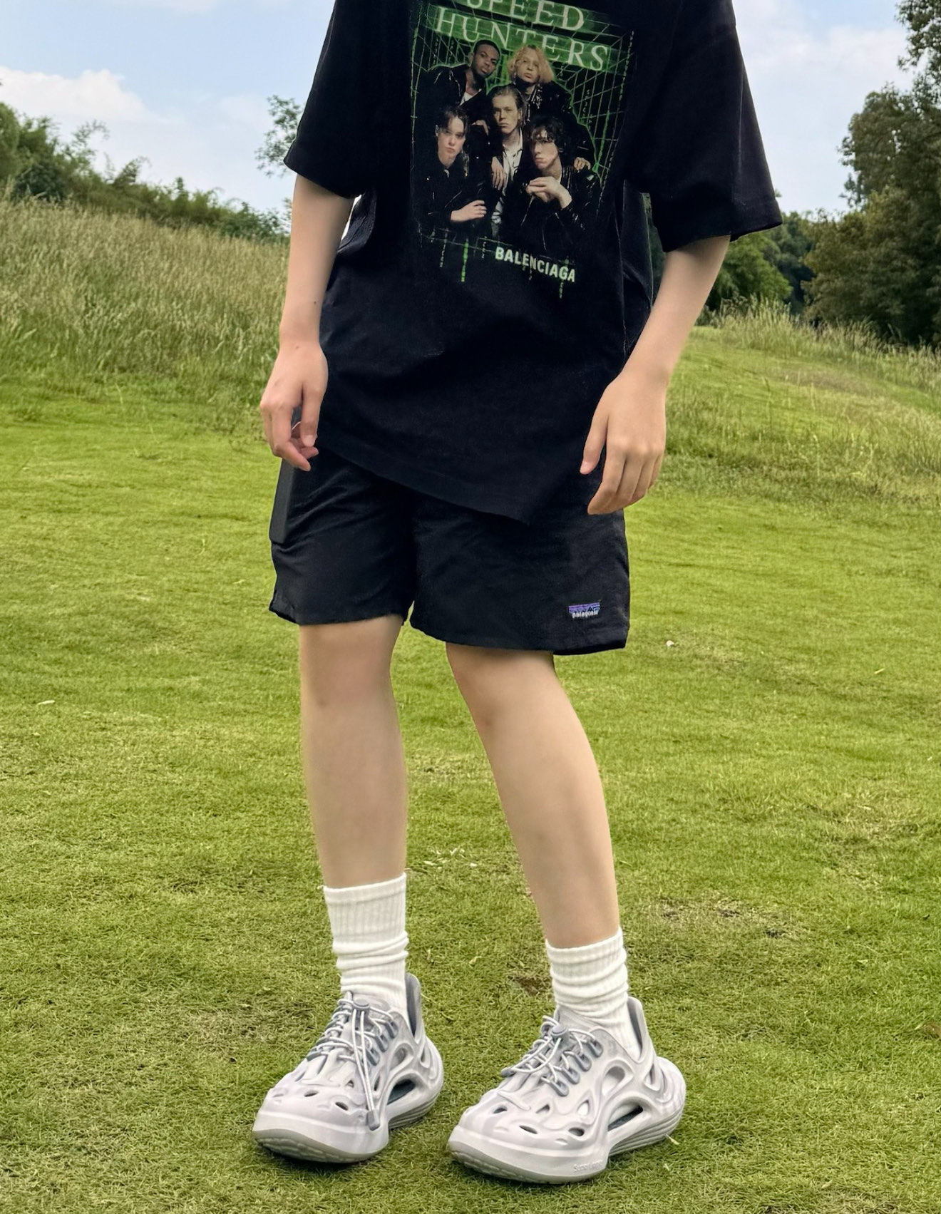 Patagonia P-6 Logo Responsibili Logo Shorts Black