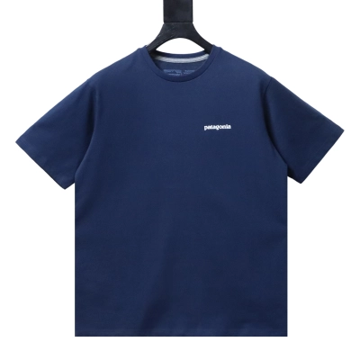 Patagonia P-6 Navy Letter Short Sleeve T-Shirt 02