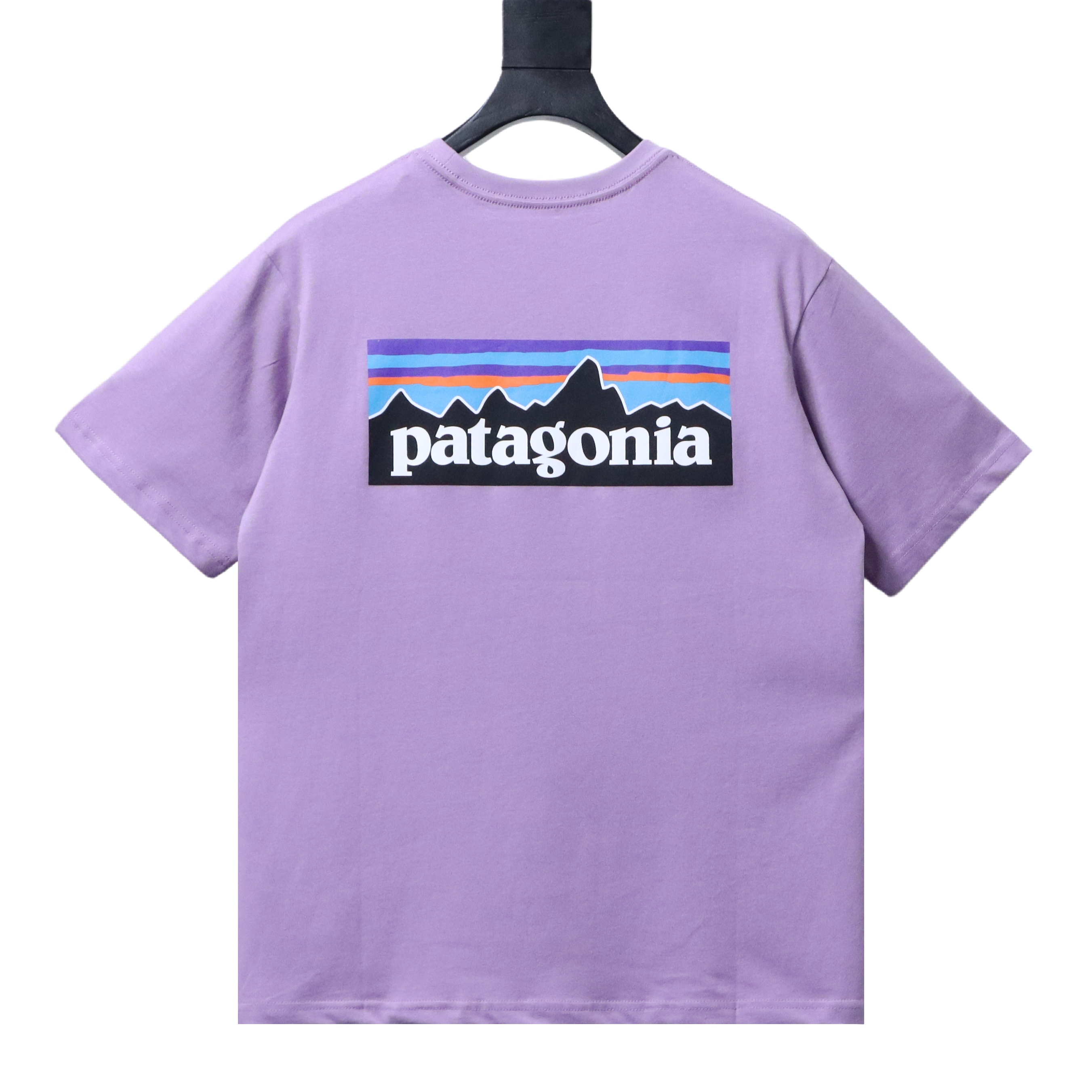 Patagonia P-6 Purple Letter Short Sleeve T-Shirt