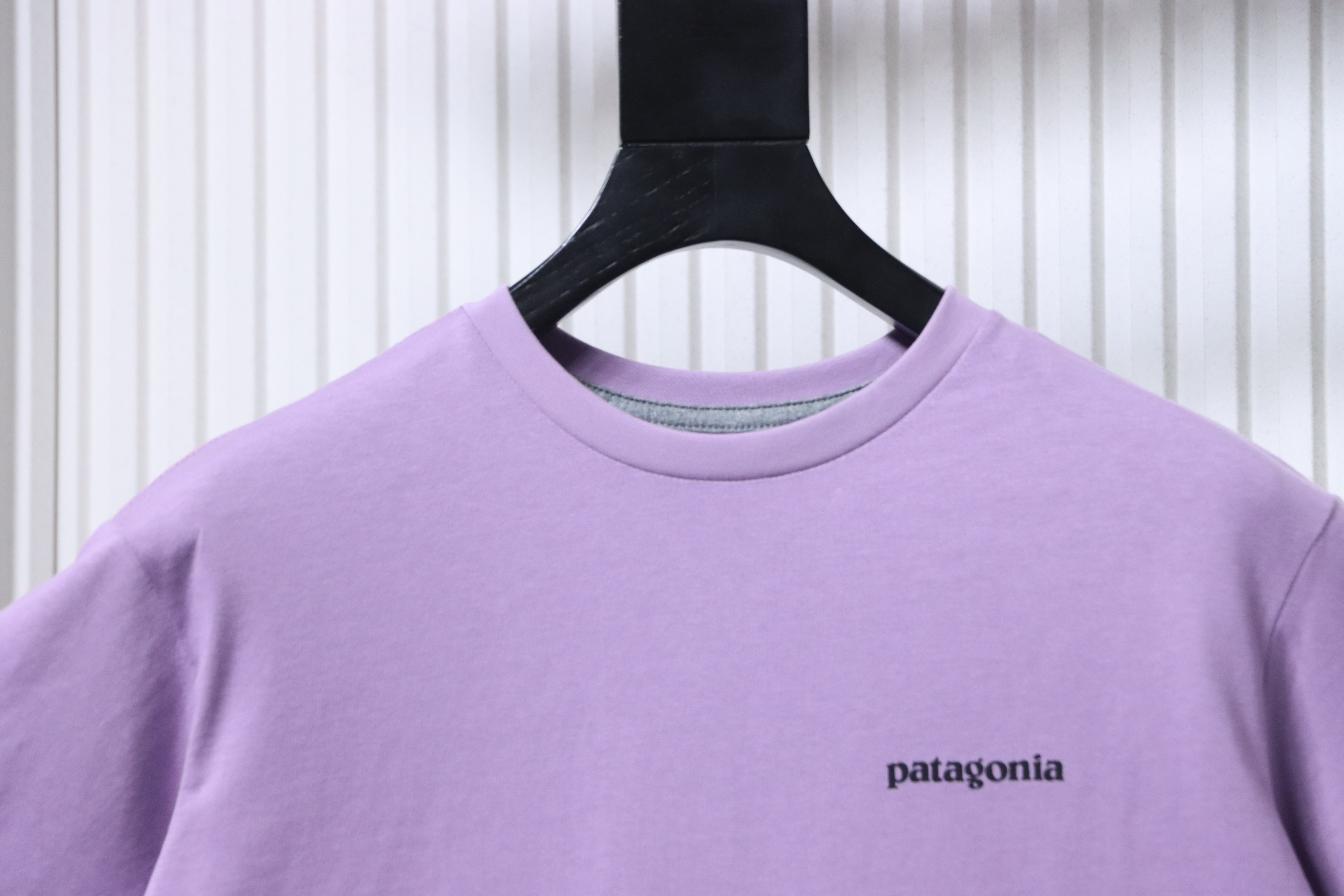 Patagonia P-6 Purple Letter Short Sleeve T-Shirt